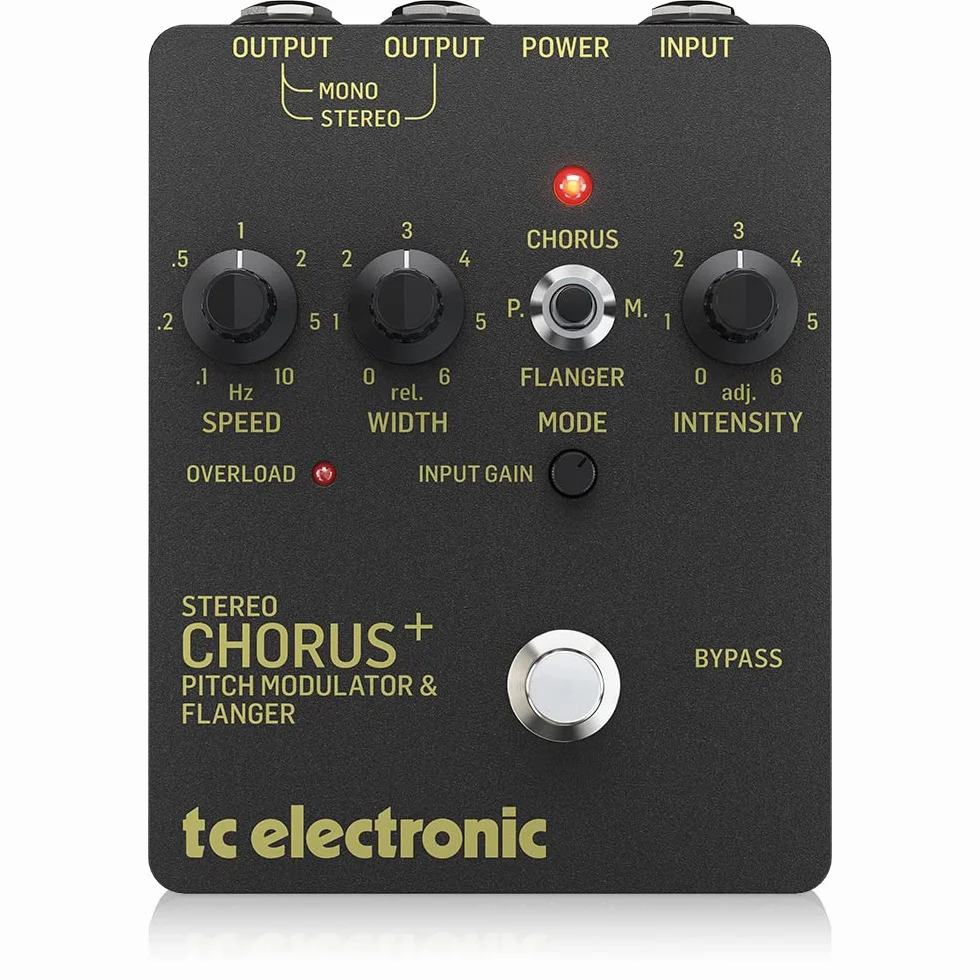 TC Electronic Stereo Chorus Flanger Pedal SCF GOLD