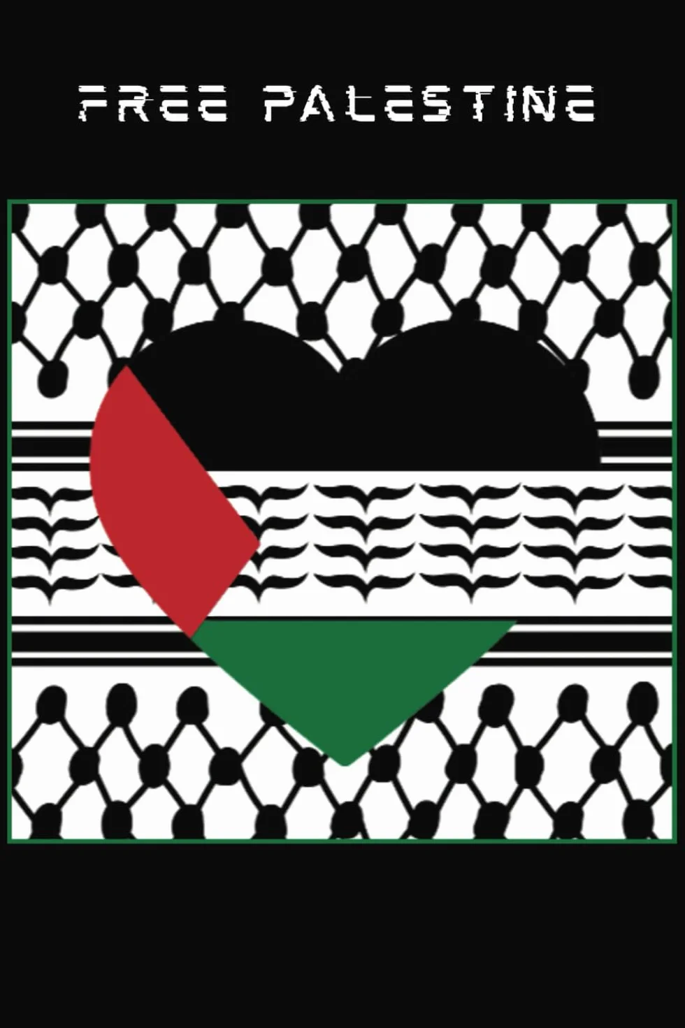 Free Palestine Notebook : A Powerful Statement of Solidarity & Resistance: 120 Lined Pages | 6x9” Journal/Diary With a Heart-Shaped Palestinian Flag ... | Distressed “FREE PALESTINE” Cover Design