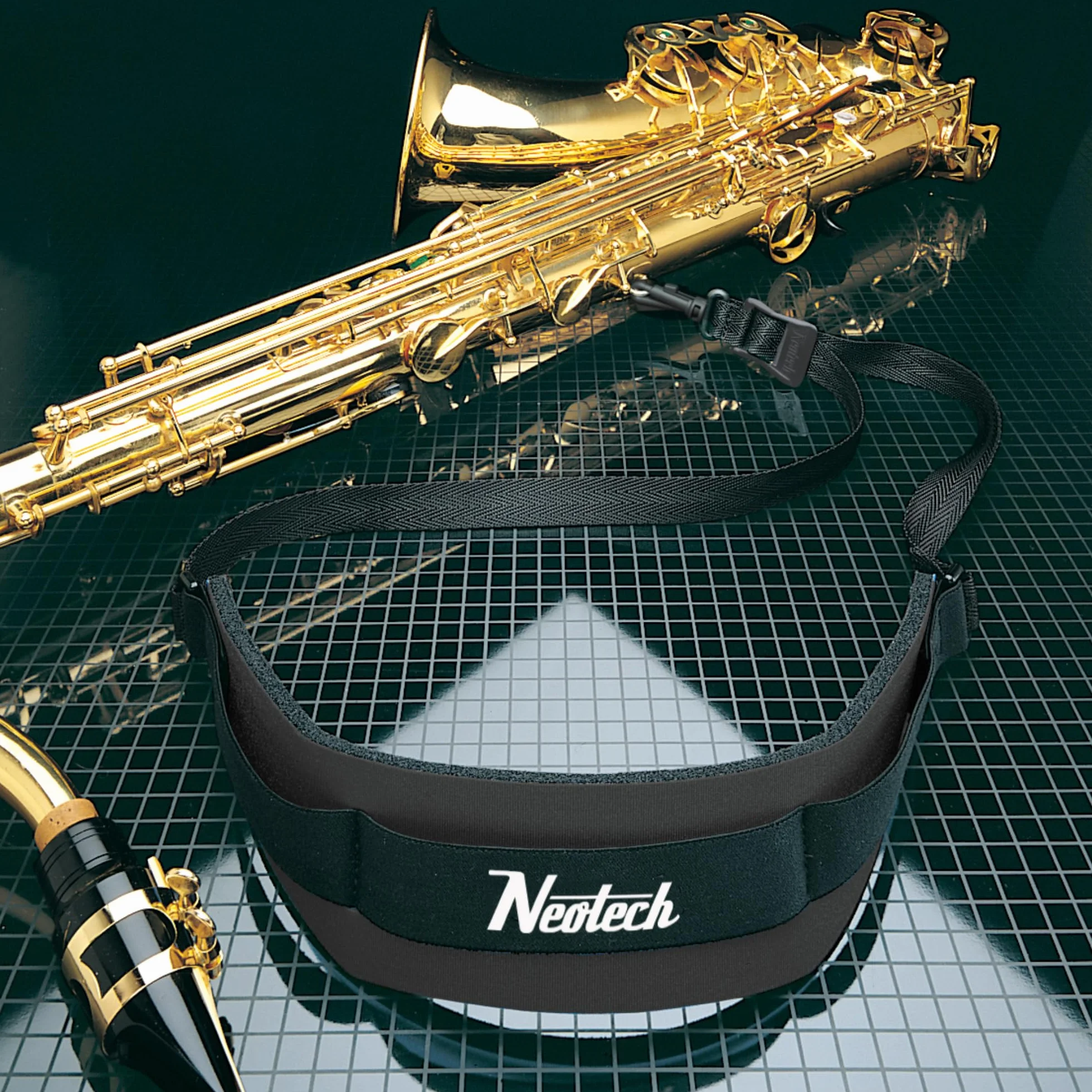 Neotech Pasek saksofonu czarny XL 48,3-66 cm