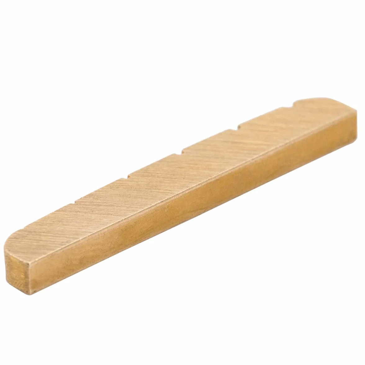 Musiclily Basic Siodełko Gitarowe Mosiężna Nut do 6-strunowej Gitary Elektrycznej Stratocaster Telecaster 42x3,5x6mm