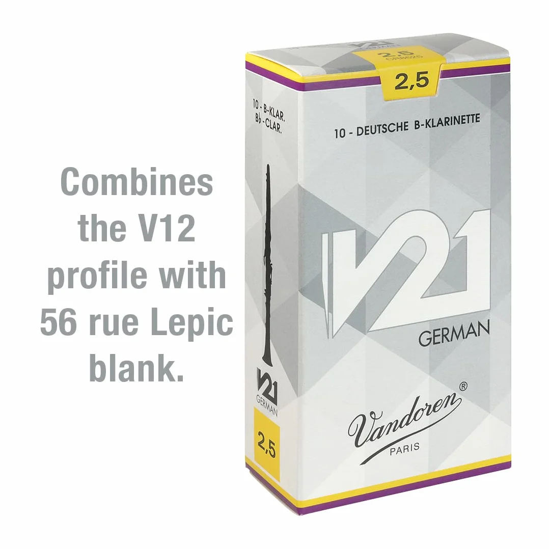 Vandoren Stroik klarnet Bb V21 wytrzymałość 2 1/2
