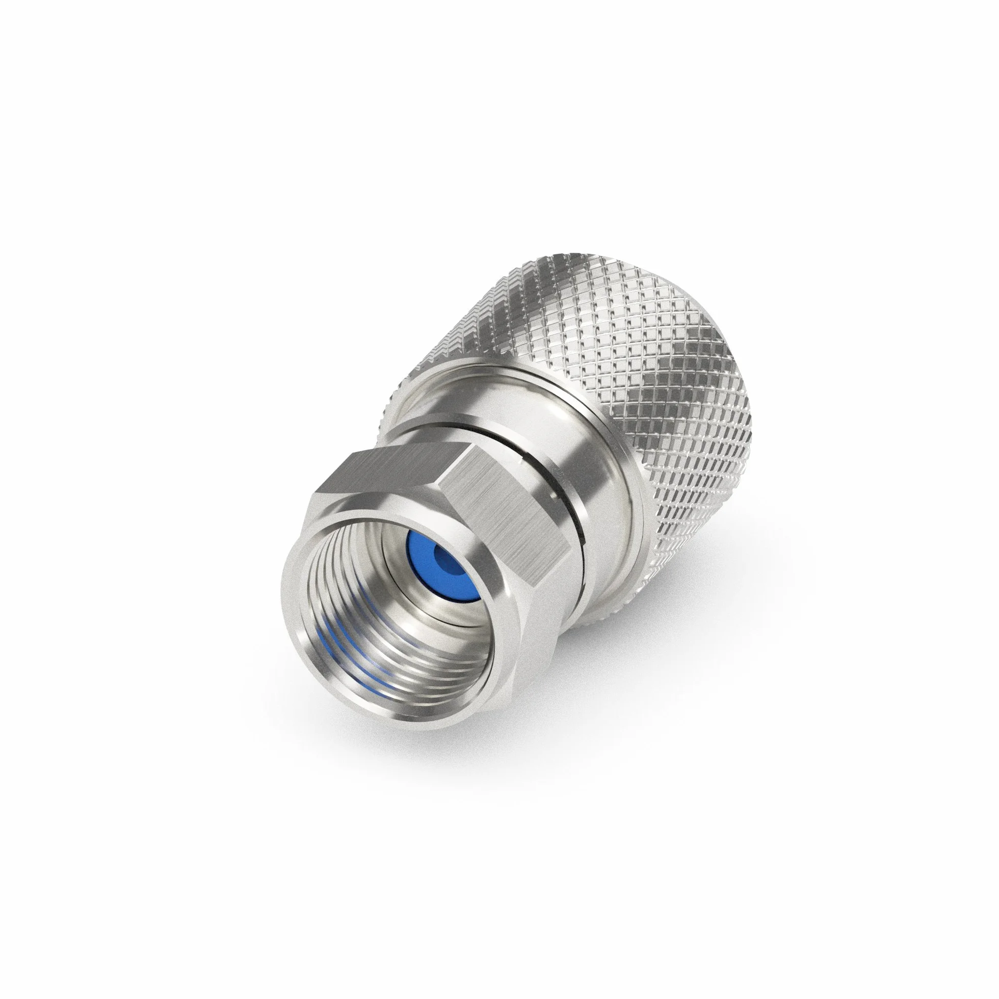 Sonero, Wtyk F do kabla satelitarnego, antenowego, kabla koncentrycznego o średnicy 6,5-7,5 mm, łatwe samodzielne konfekcjonowanie, chrom, zestaw 4 sztuk