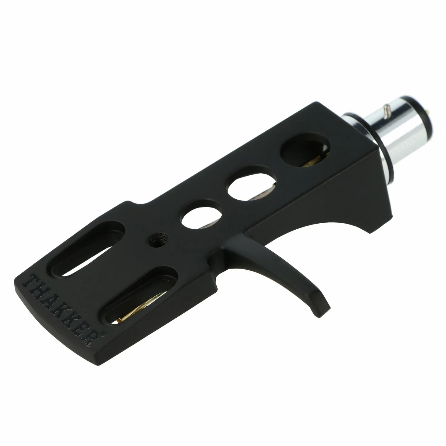 THAKKER HS-10 - Headshell z lekkiego aluminium - czarny | złącze SME | w zestawie kabel Headshell