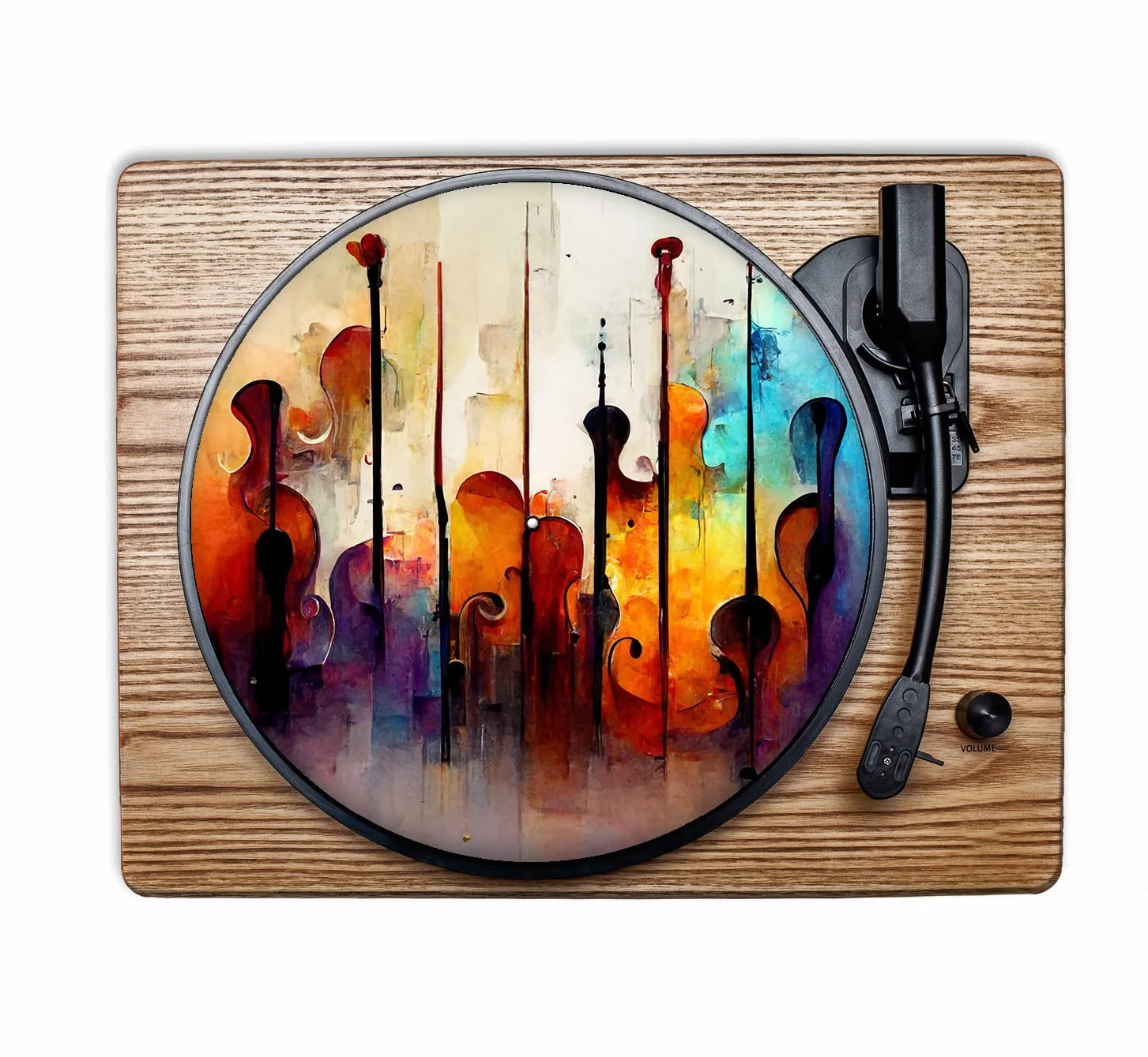 Slipmat - mata do gramofonu z gumy Finesse Instruments - mata do gramofonu 30,5 cm (12')