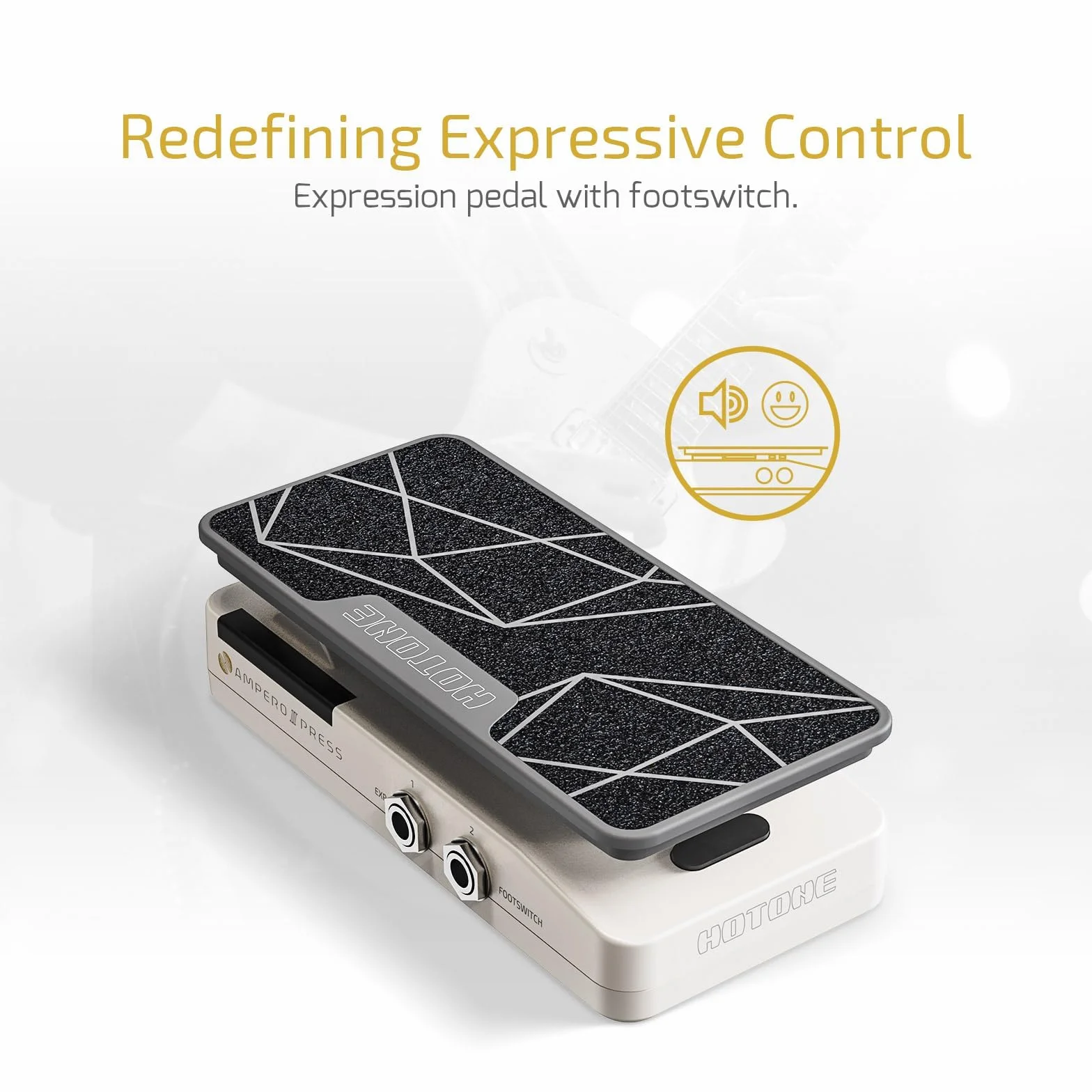 HOTONE Passive Volume Expression przełącznik nożny 2 w 1, efekt gitarowy, EXP Ampero II Press