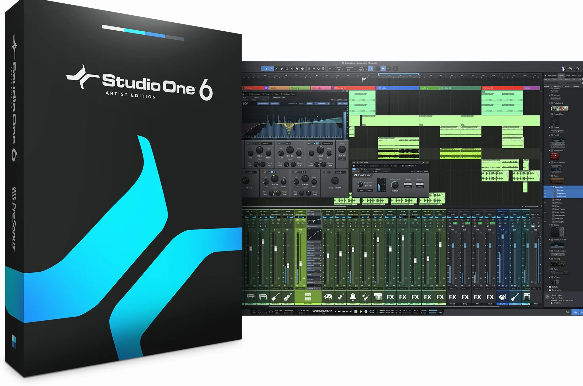 PreSonus FaderPort DAW Mix Kontroler produkcji z pakietem oprogramowania, w tym Studio One Artist, Ableton Live Lite DAW i nie tylko do nagrywania, przesyłania strumieniowego i podcastów