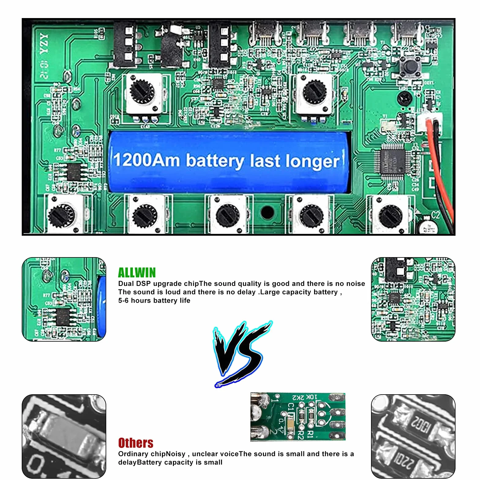 ALLWIN Karta dźwiękowa na żywo i interfejs audio z efektami miksera DJ i zmieniaczem głosu, mikser audio stereo Bluetooth F998, do strumieniowania na żywo YouTube, komputera, studia nagrań i gier