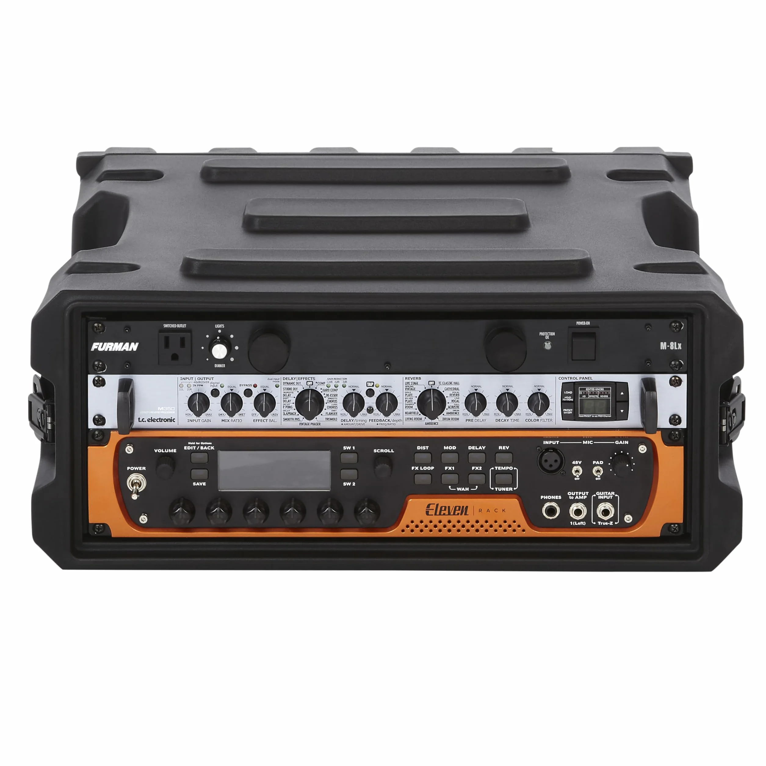 Gator Etui Pro Series formowane rotacyjnie 4U Rack Case ze standardową głębokością 48.3 cm; Made in USA (G-PRO-4U-19), czarne
