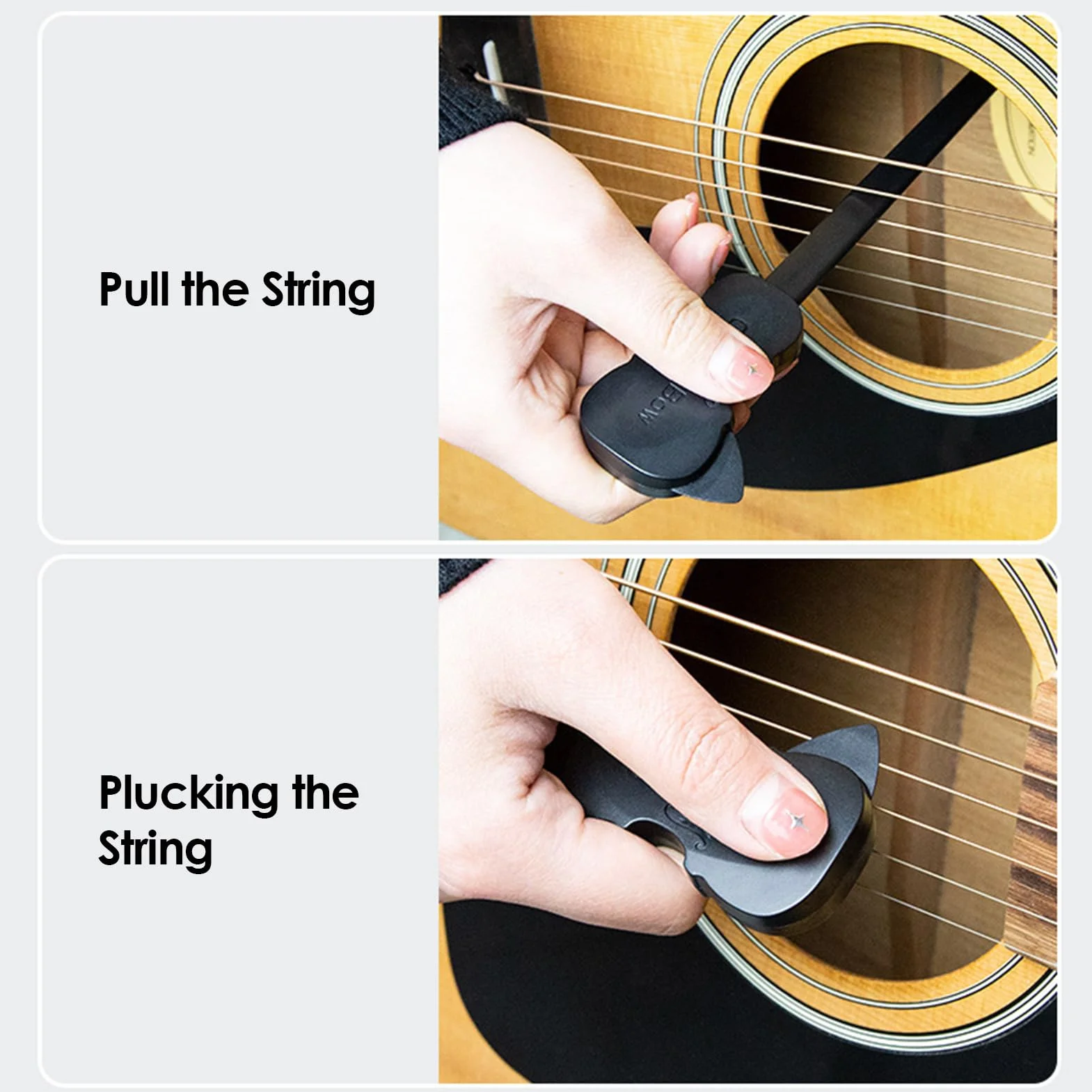 Guitar Bow, Pick Bow Acoustic, 7,67 x 1,85 Różowy Sandpaper Cloth, przenośne narzędzie wydajności dla entuzjastów muzyki Początkujący Profesjonaliści Gracze Ćwiczenia Sesje