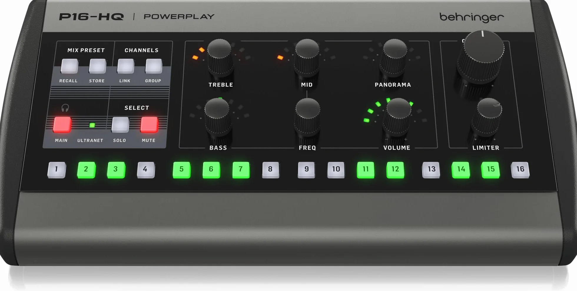 Behringer P16-HQ osobisty mikser monitorujący z konwersją D/A i kontrolą tonów