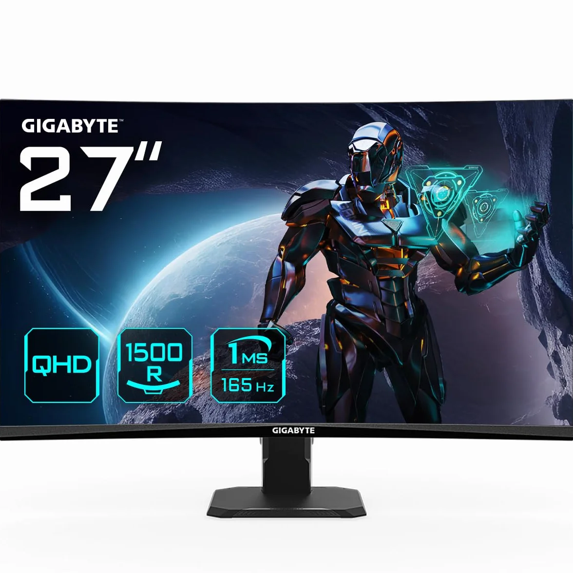 Gigabyte GS27QC 68,6 cm (27) 2560 x 1440 px Quad HD Czarny