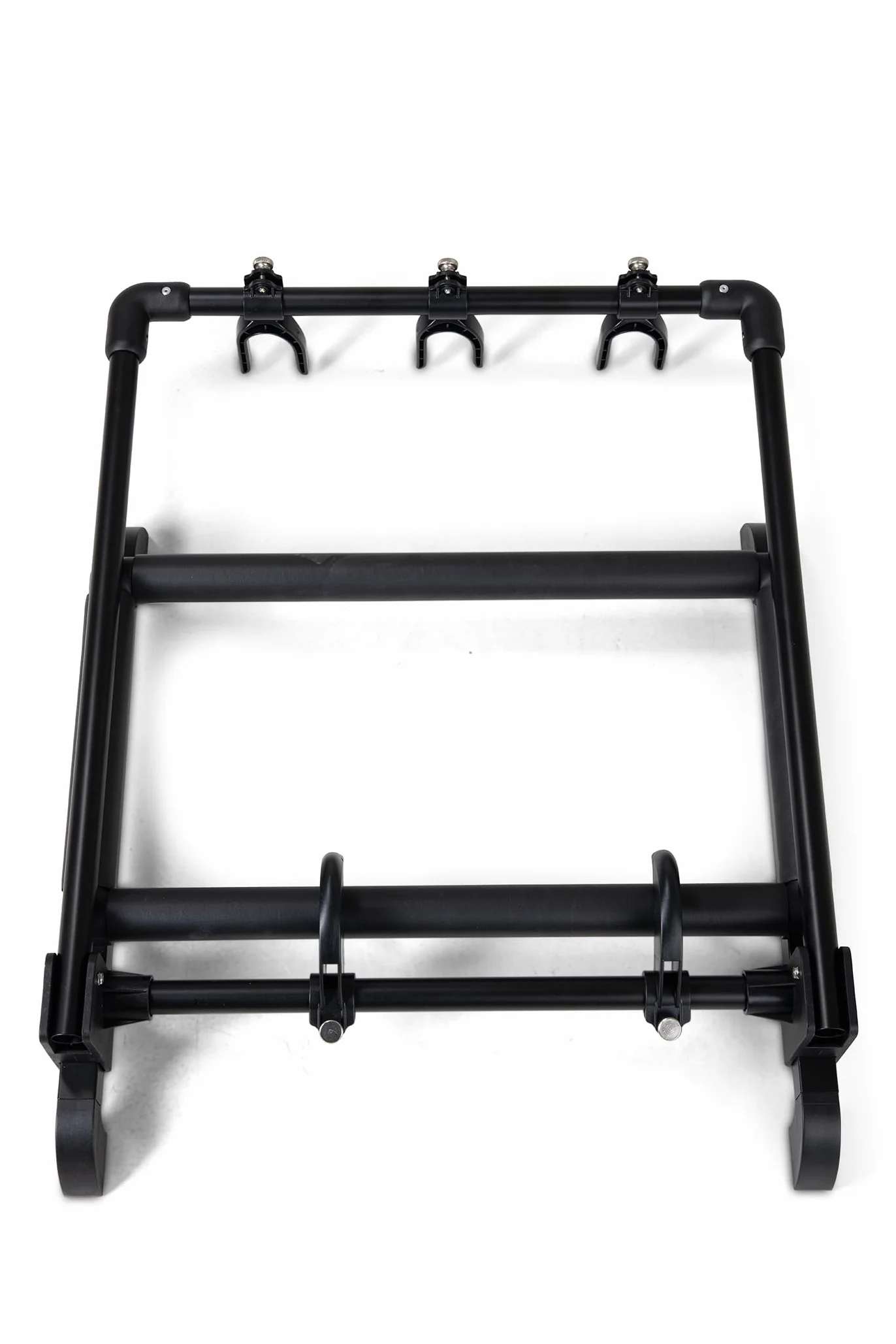 GEWA stojak na gitary Multi-stojak - na 3 instrumenty - regulowany - również do gitar Roundback, czarny, GS-103B