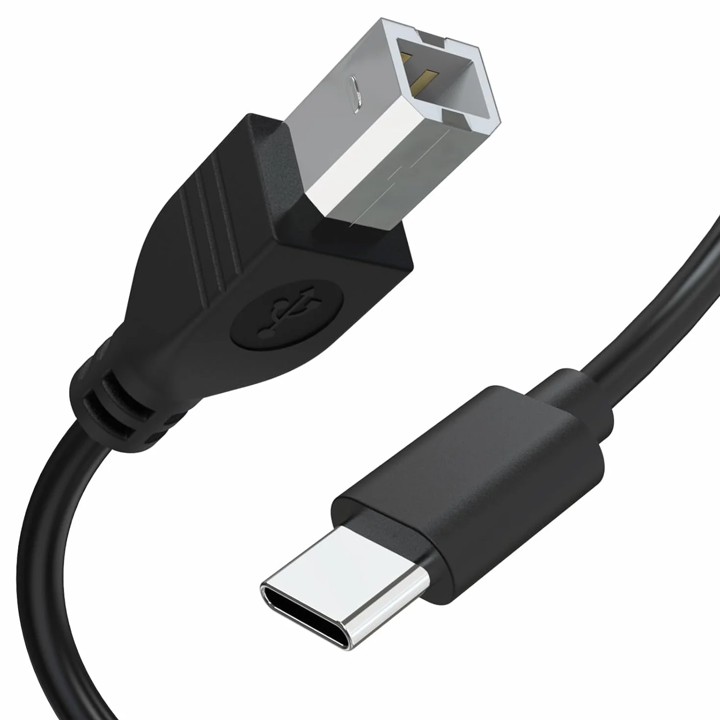 Kabel USB C MIDI do Yamaha Casio Digital Piano MIDI, kontroler DJ, USB B na USB C, kabel do drukarki, kabel skanera do MacBook Pro, Air, HP, Epson, Canon, Brother, Lexmark, Xerox, 1 m