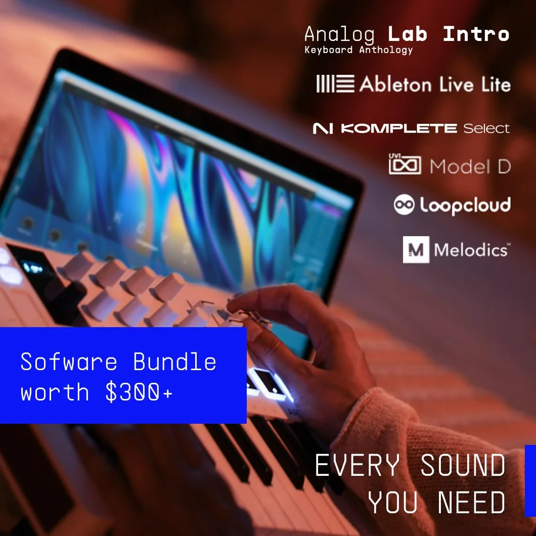 Arturia Minilab 3 Kontroler Midi Biały