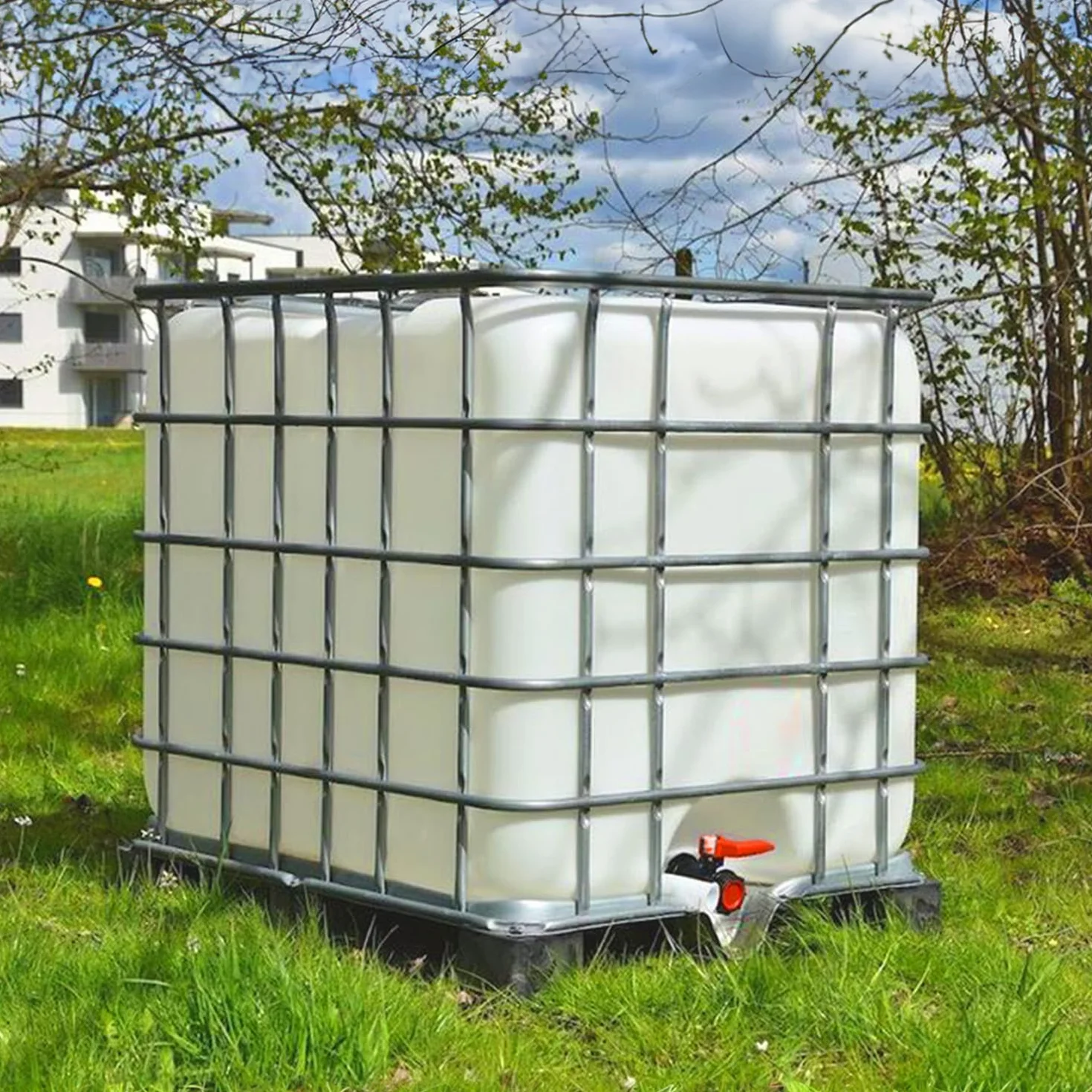 Zawór Kulowy do Zbiornika 1000L IBC Mauser S60x6, Zawór Spustowy GWS75x6 | Uniwersalny Adapter do Zaworu Beczki, Zawór Zbiornika Ogrodowego, Beczka na Deszczówkę