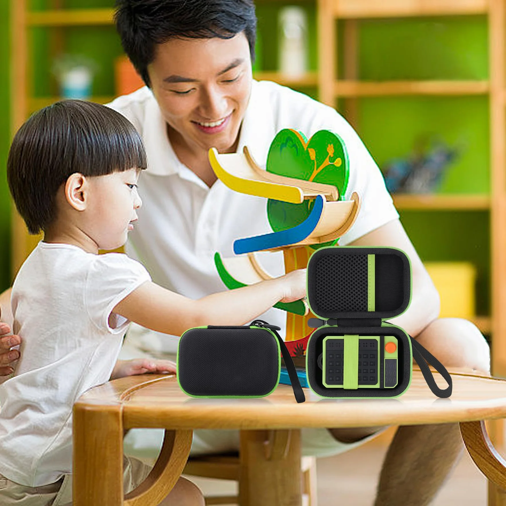Aenllosi do Giiker Super Decoder Hard Travel Protective Storage Case, czarny (tylko etui)