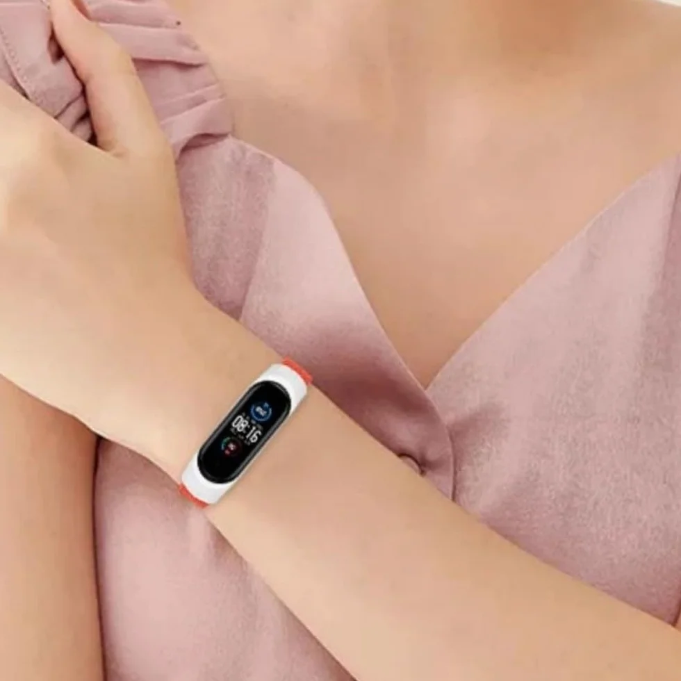 Pleciona bransoletka zastępcza, kompatybilna z Xiaomi Mi Band 7/6/5/Smart Band 4/Band 3/NFC/Amazfit Band 5, elastyczny, nylonowy, akcesoria, miękki materiał, pasek do zegarka dla kobiet i mężczyzn