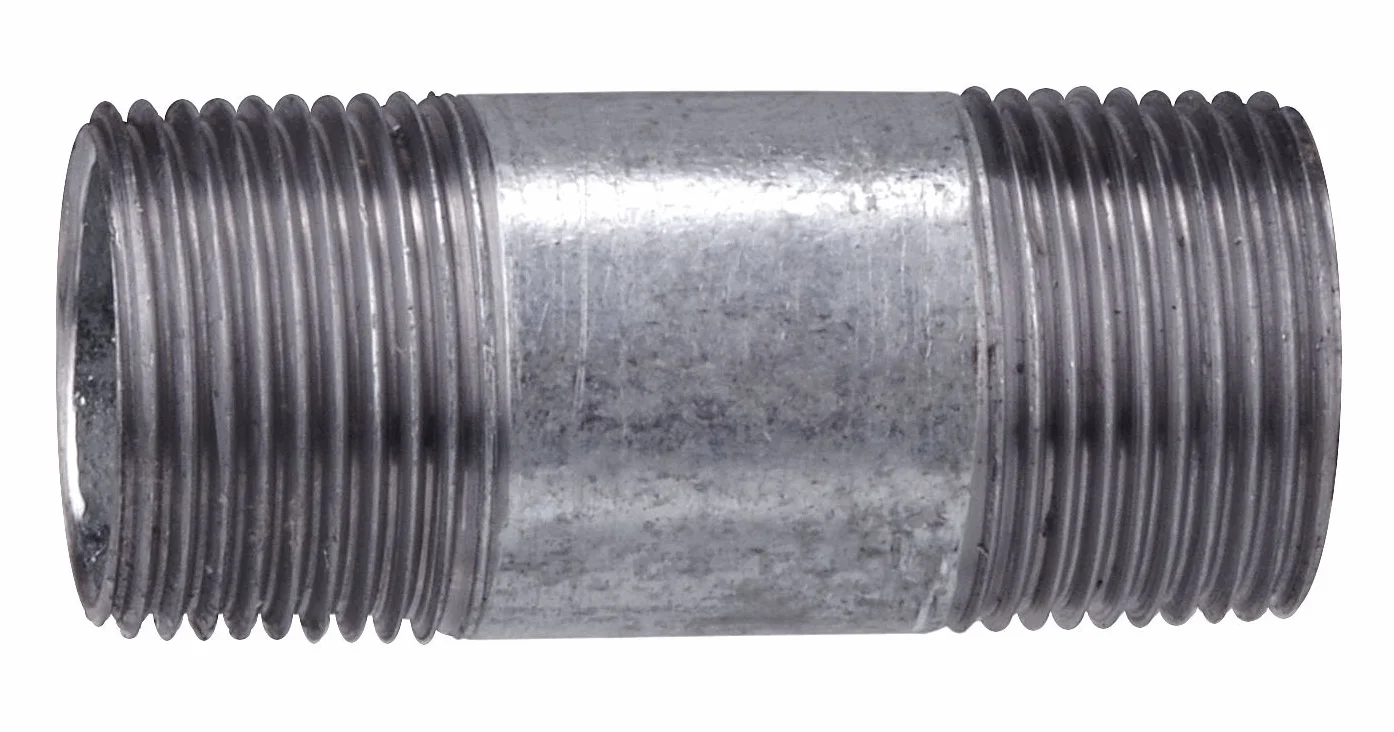 Cornat Złączka rurowa stal ocynkowana - 3/4 cala AG x 60 mm - gwint zewnętrzny zgodny z DIN EN 10226-1 (ISO 7-1) - do połączeń rur i instalacji