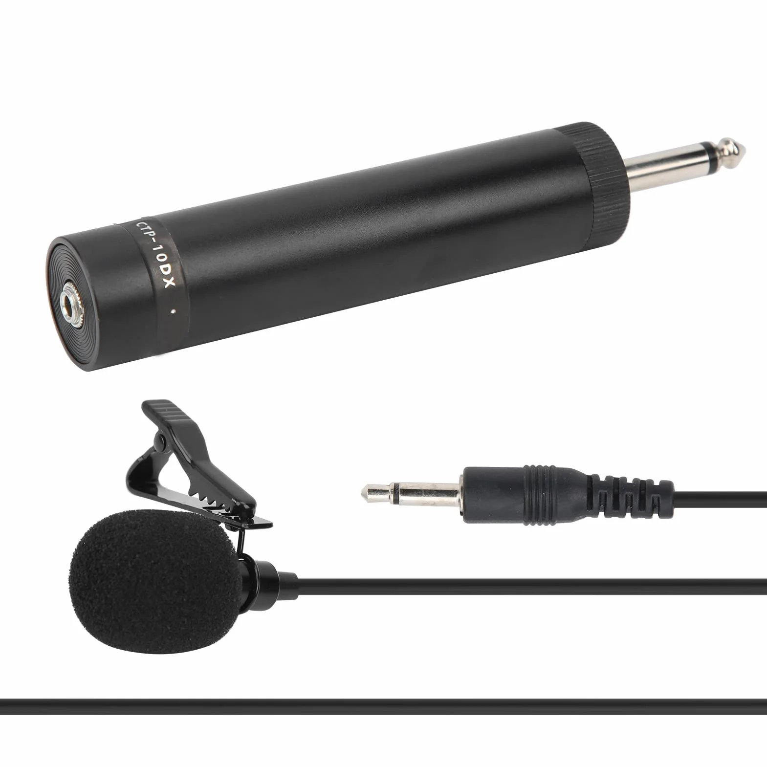 Mikrofon Krawatowy Saksofon Klapowy Przewodowy Lavalier 5M do Instrumentów Muzycznych