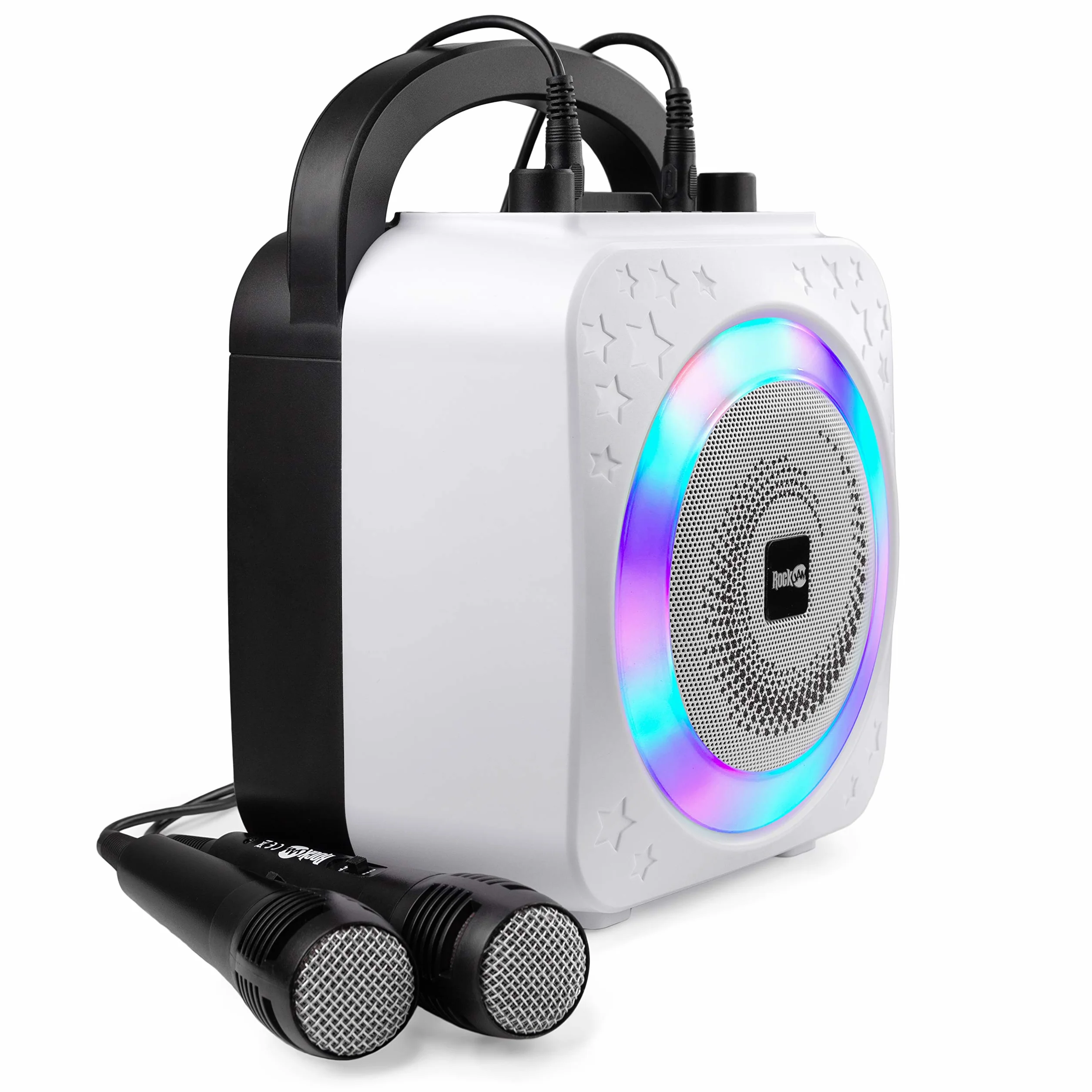 RockJam Bluetooth urządzenie do karaoke z dwoma mikrofonami