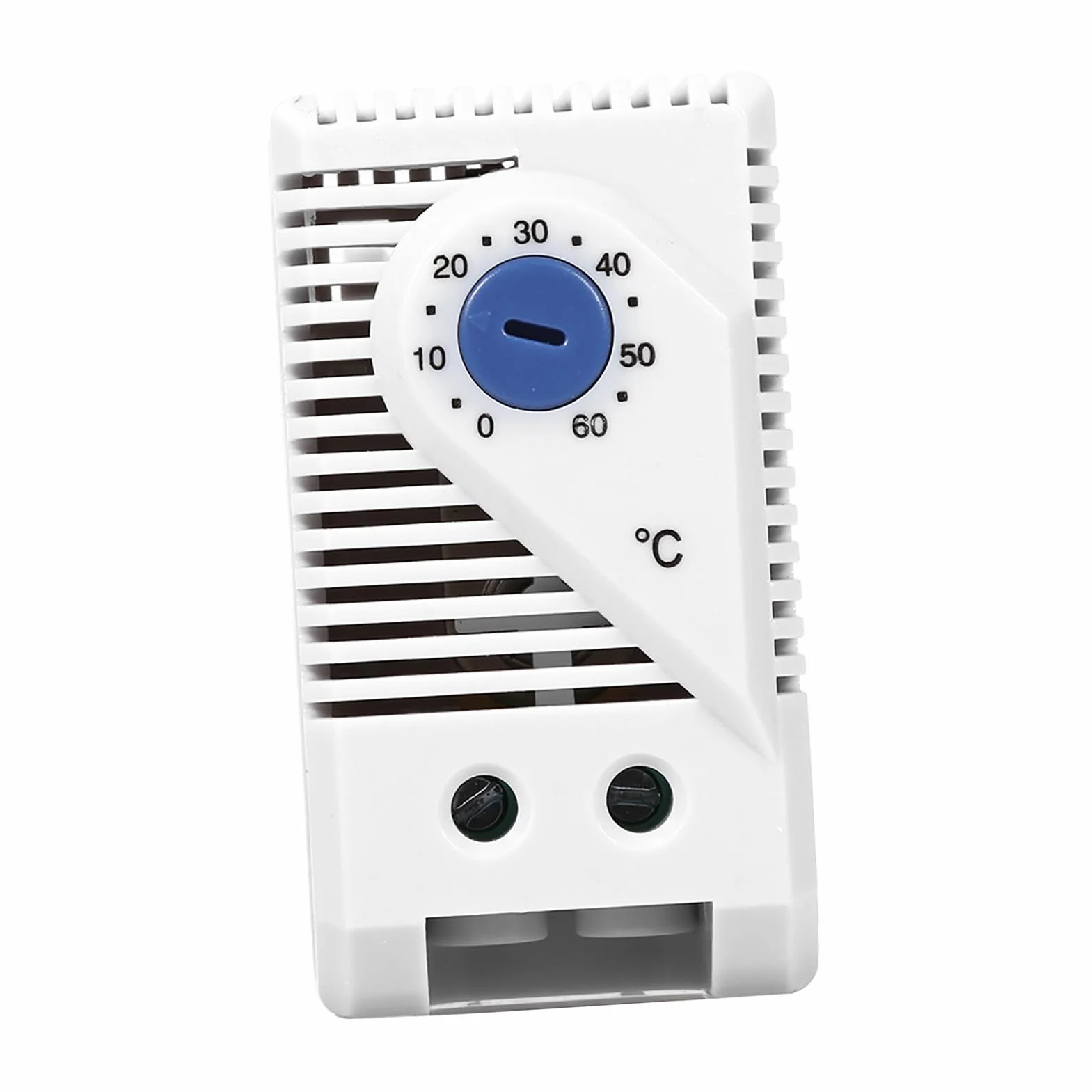 Mechaniczny termostat, regulowany 0-60 ℃ tworzywo sztuczne + regulator temperatury z elektronicznym wentylatorem filtra (KTS011)