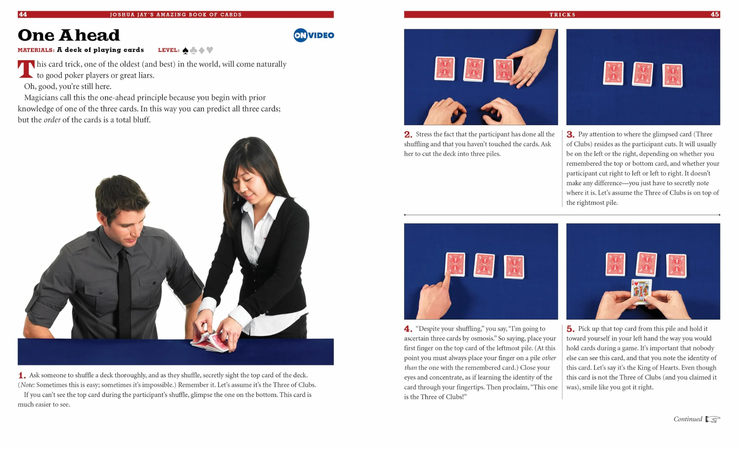 Joshua Jay's Amazing Book of Cards: Tricks, Shuffles, Stunts & Hustles Plus Bets You Can't Lose