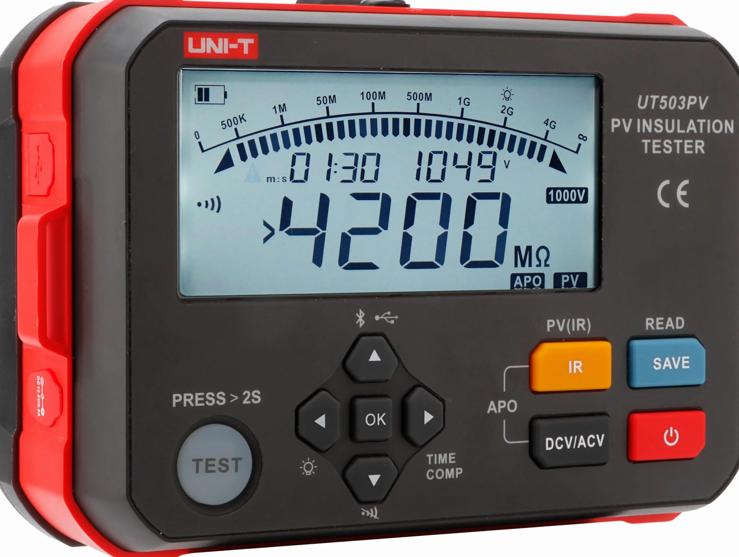 UNI-T Tester rezystancji izolacji PV UT503PV