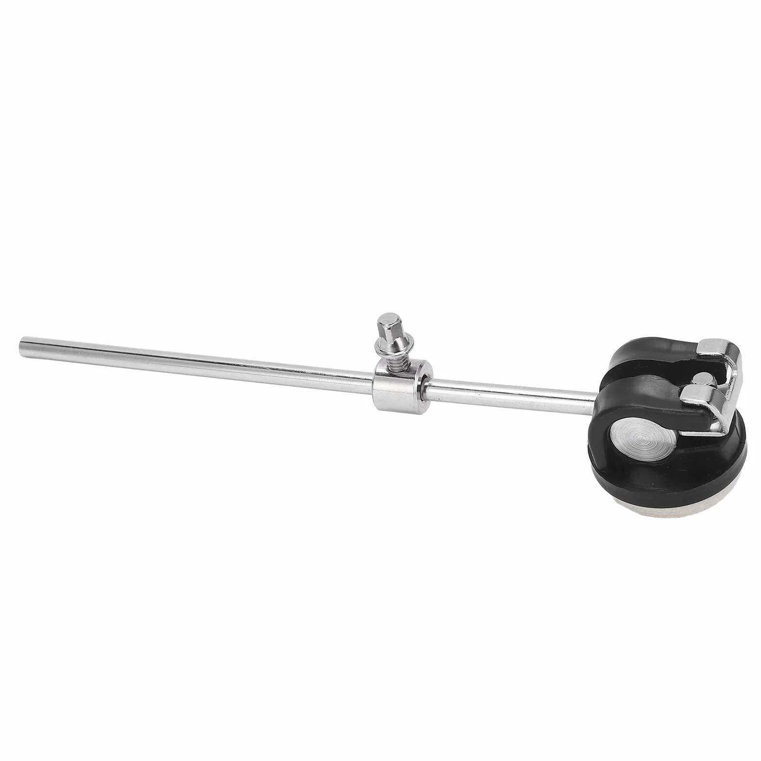 Trzepak do Bębna, Regulowany Ubijak do Bębna Basowego Ubijak do Bębna Bębnowego z Filcową Główką Młotka i Metalowym Uchwytem Lekki Metalowy Instrument Perkusyjny Akcesoria do Zestawu Perkusyjnego