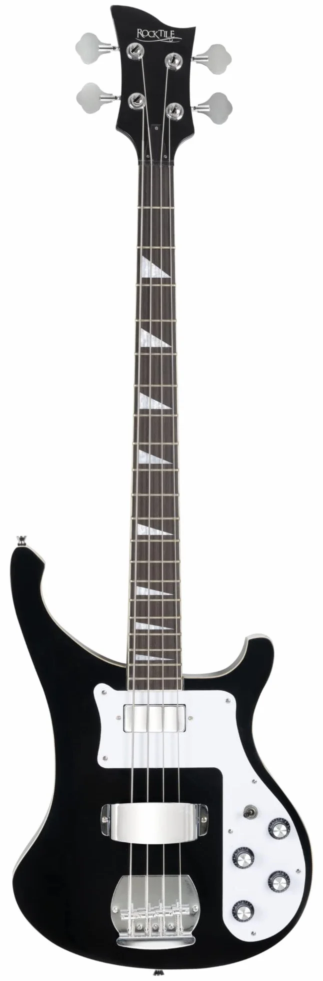 Rocktile Pro RB-400B Blackbird Elektryczna gitara basowa zestaw czarny