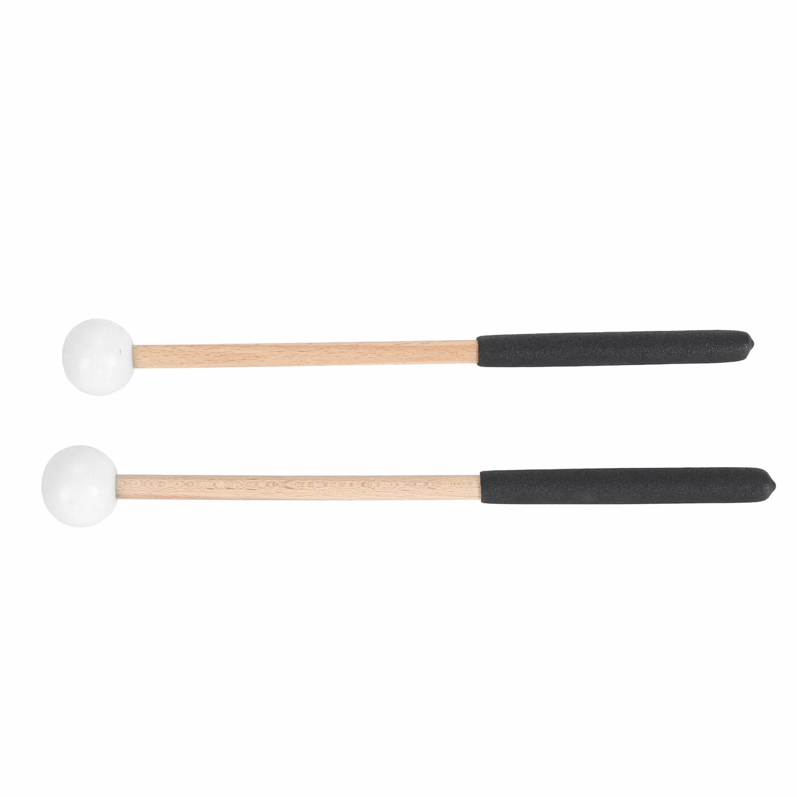 Generic Malet na perkusję, 1 para światło Wielofunkcyjne Zastosowanie Gumowego Ksylofonu Ksylofonu na Koncerty (WHITE)