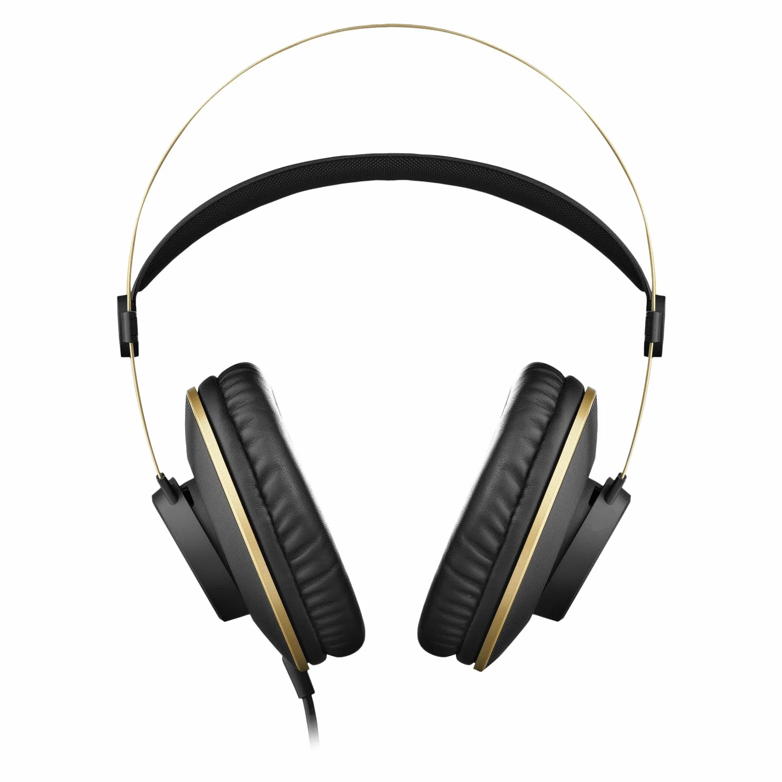 AKG Pro Audio K92 słuchawki nauszne z zamkniętym tyłem, słuchawki studyjne, czarny matowy i złoty