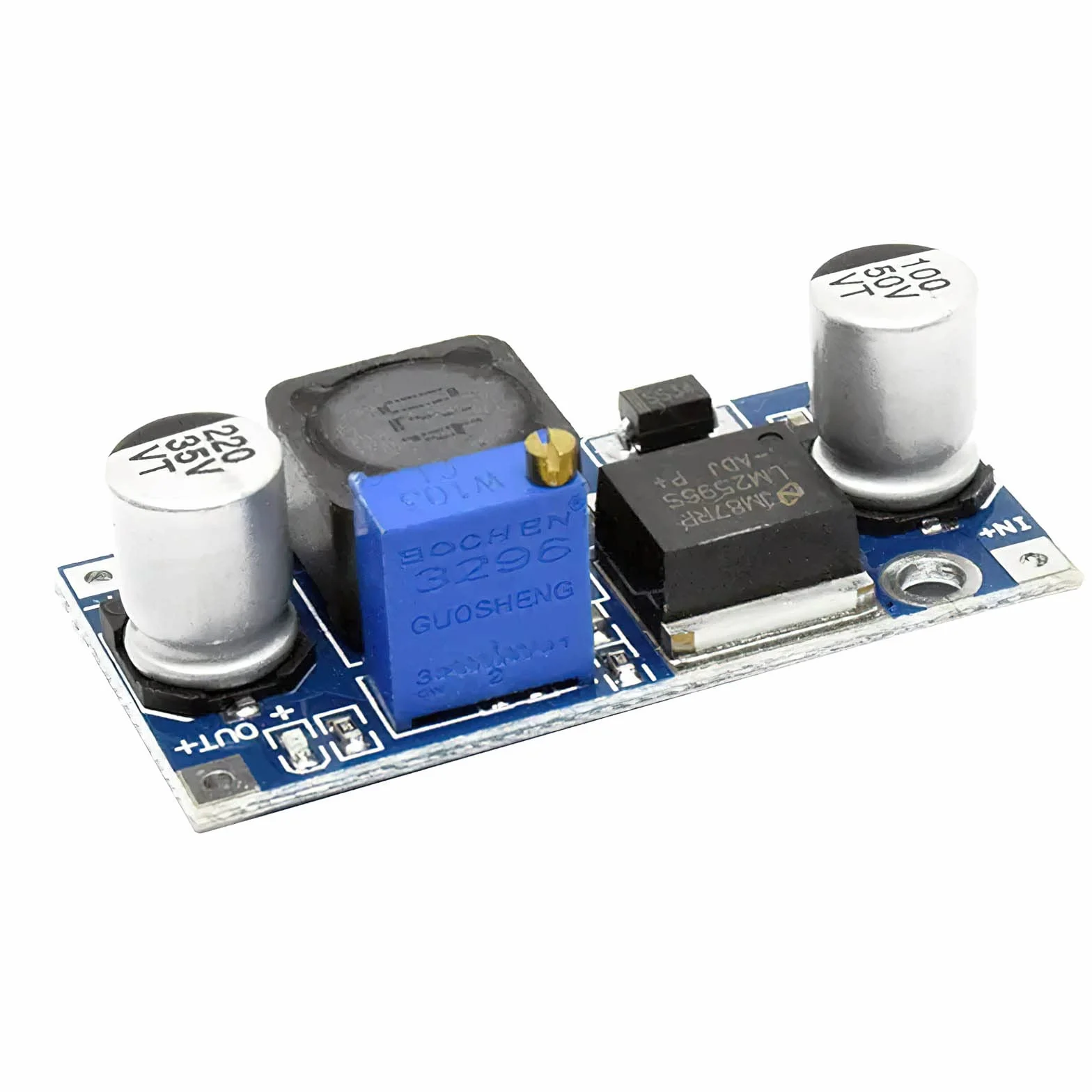 HENGBIRD 10 sztuk konwertera Buck DC-DC Step Down Moduł regulatora napięcia 3,2-40 V do 1,25-35 V, moduł zasilacza Step-Down