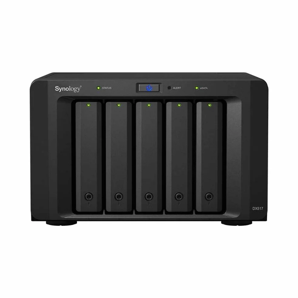Synology DX517 boîtier de disques Bureau Noir