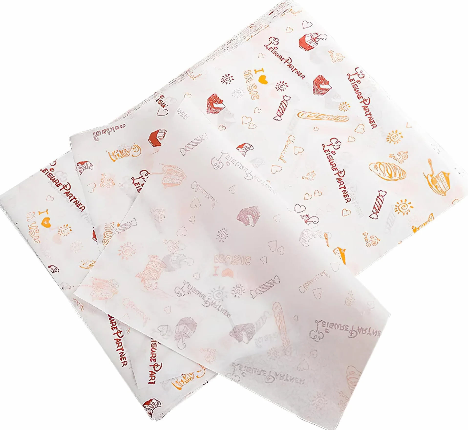 100 Arkuszy Papier do Pakowania Sera, Papier do Pakowania żywności, Wodoodporny i Olejoodporny, na Kanapki/Chleb/Ciasto/Burgery