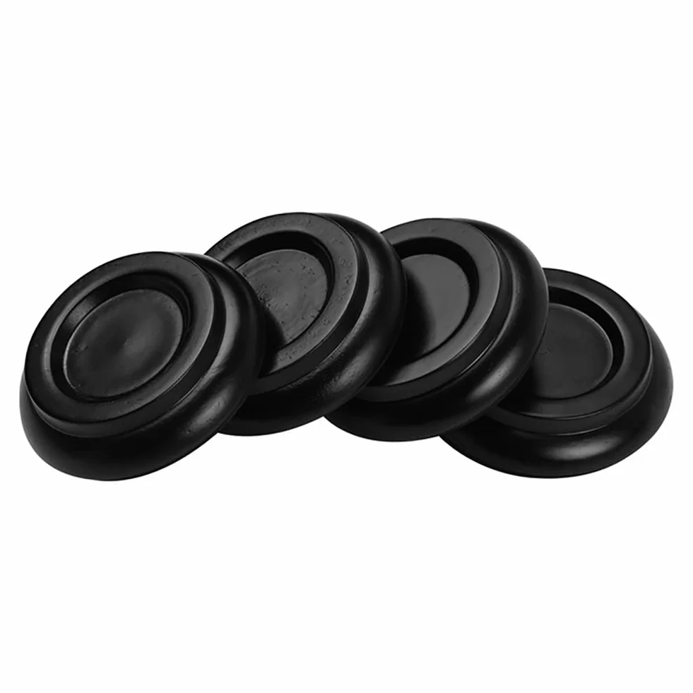 Alnicov Piano Caster Cups, lite drewno pianino Caster Cups do pionowego fortepianu, drewnianego, pianki, antypoślizgowa, antypoślizgowa pianka Anti-Noise (zestaw 4 sztuk, kolor czarny)