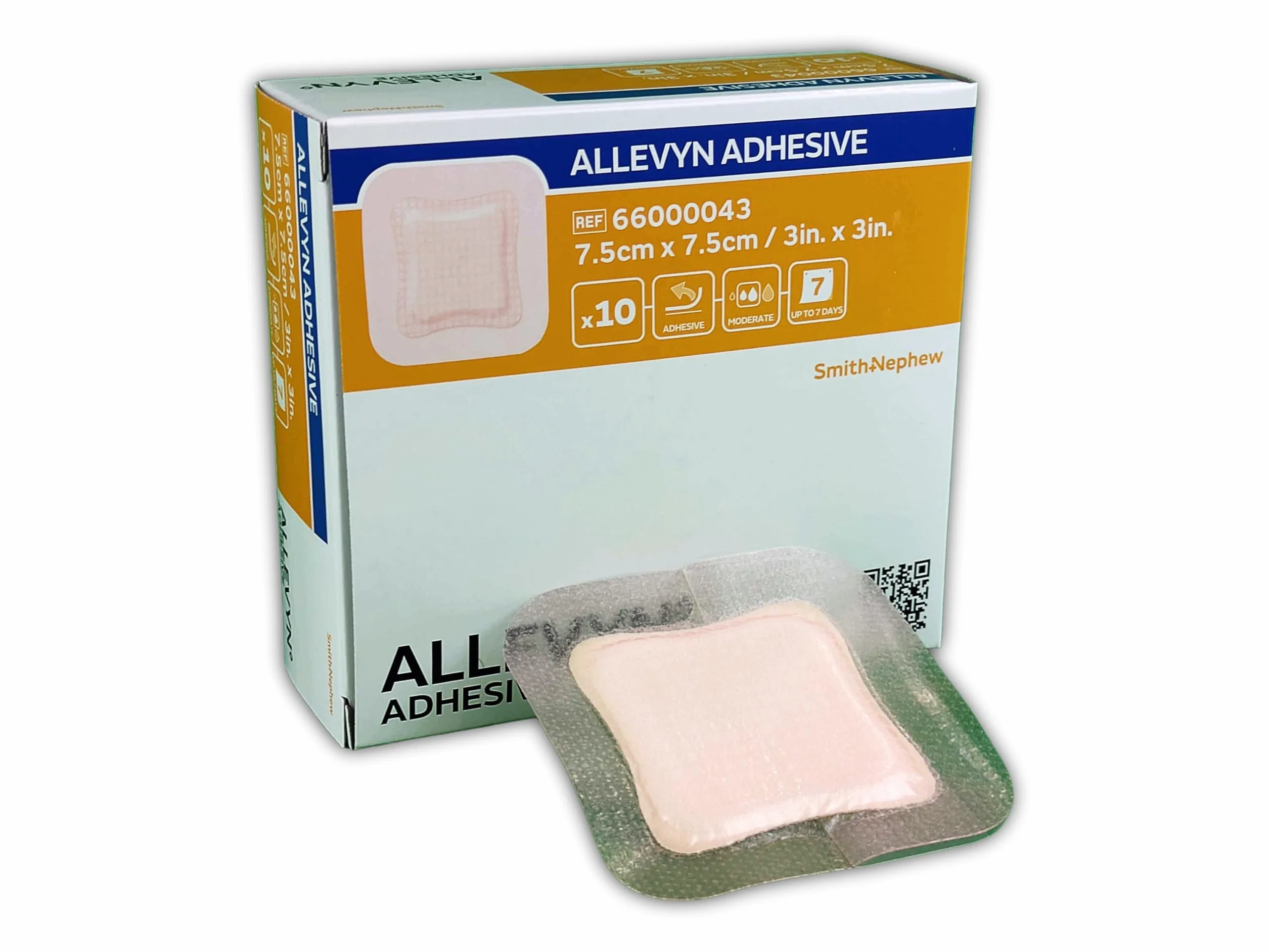 Allevyn Adhesive 7,5 x 7,5 cm 3 inx3in in 10 sztuk
