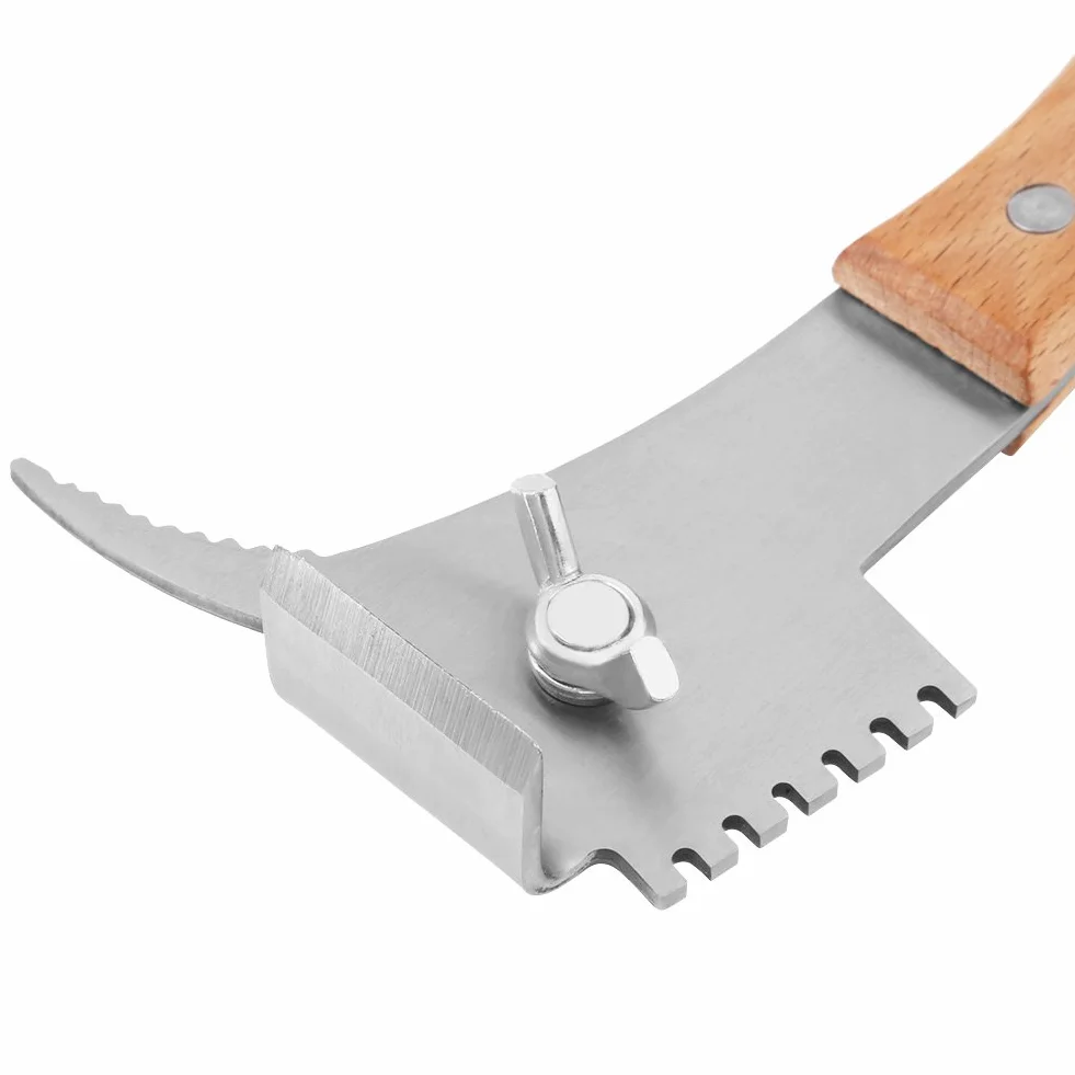 Walfront Pro 7 w 1 skrobaczka do uli, wielofunkcyjne narzędzie do pszczelarstwa