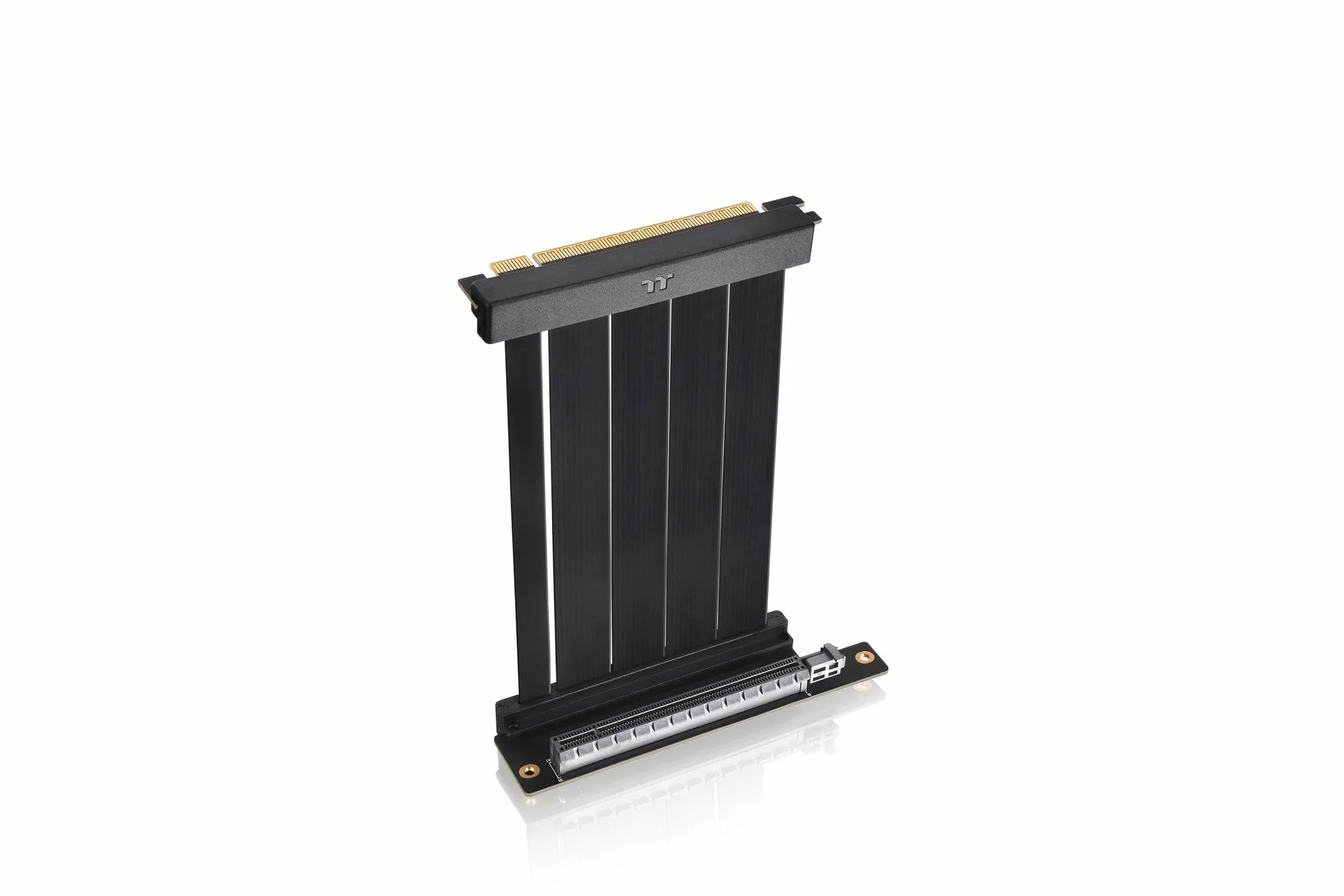 Thermaltake Kabel pionowy PCI-E 4.0 Dual 90 stopni | 130 mm, czarny