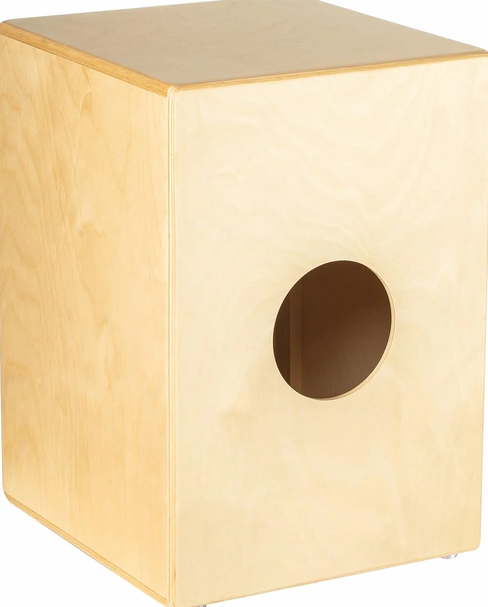 Meinl Percussion Jam Cajon Instrument – Mały Cajon dla Dzieci i Dorosłych do 1,50 m – Panel Przedni Brzoza Migdałowa (JC50AB)