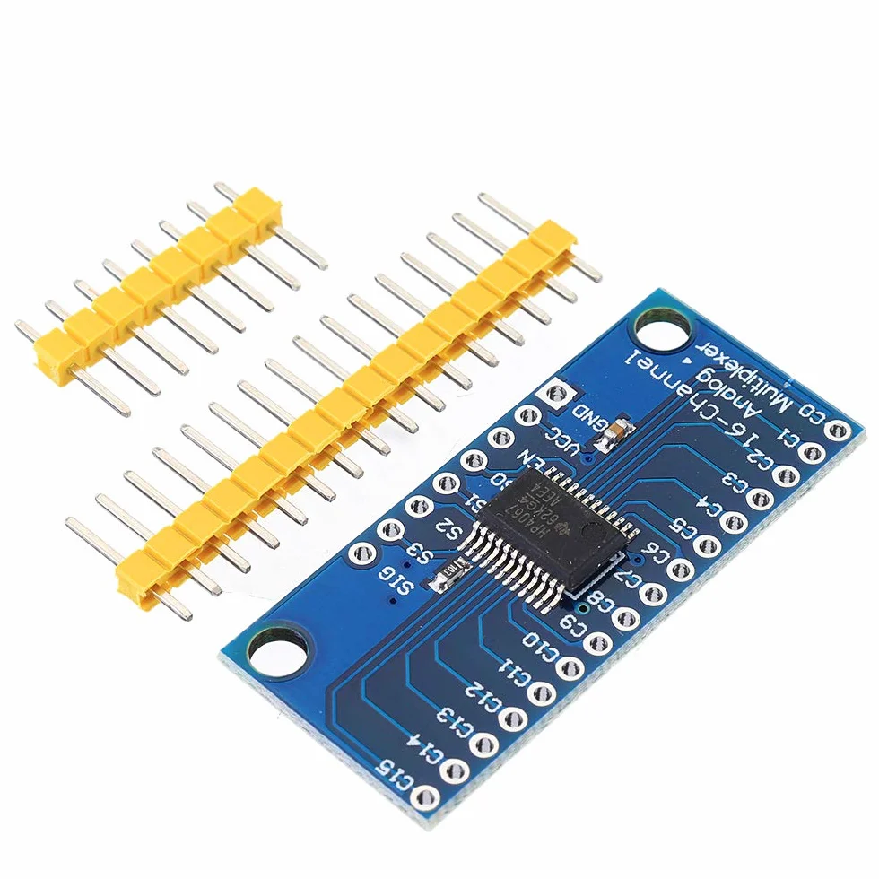 DollaTek 5 szt. CD74HC4067 CMOS 16-kana?owy 16 CH cyfrowy analogowy multiplekser modu? Breakout do Arduino
