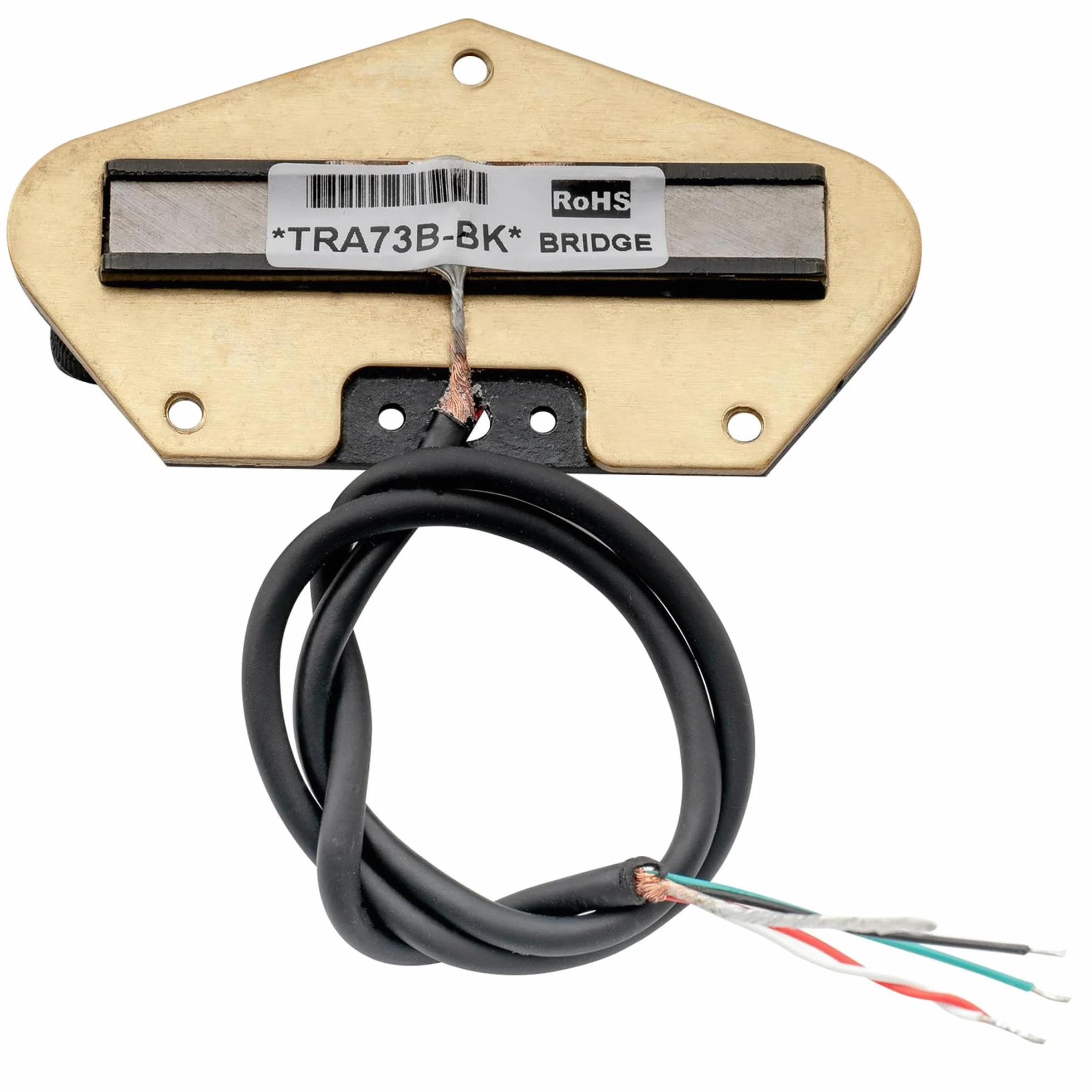 Artec TRA73 Alnico 5 Hot Rails Przetwornik Humbucker Wielkości Single Coil Bridge Pickup 12K do Gitary Elektrycznej typu Tele, Czarny