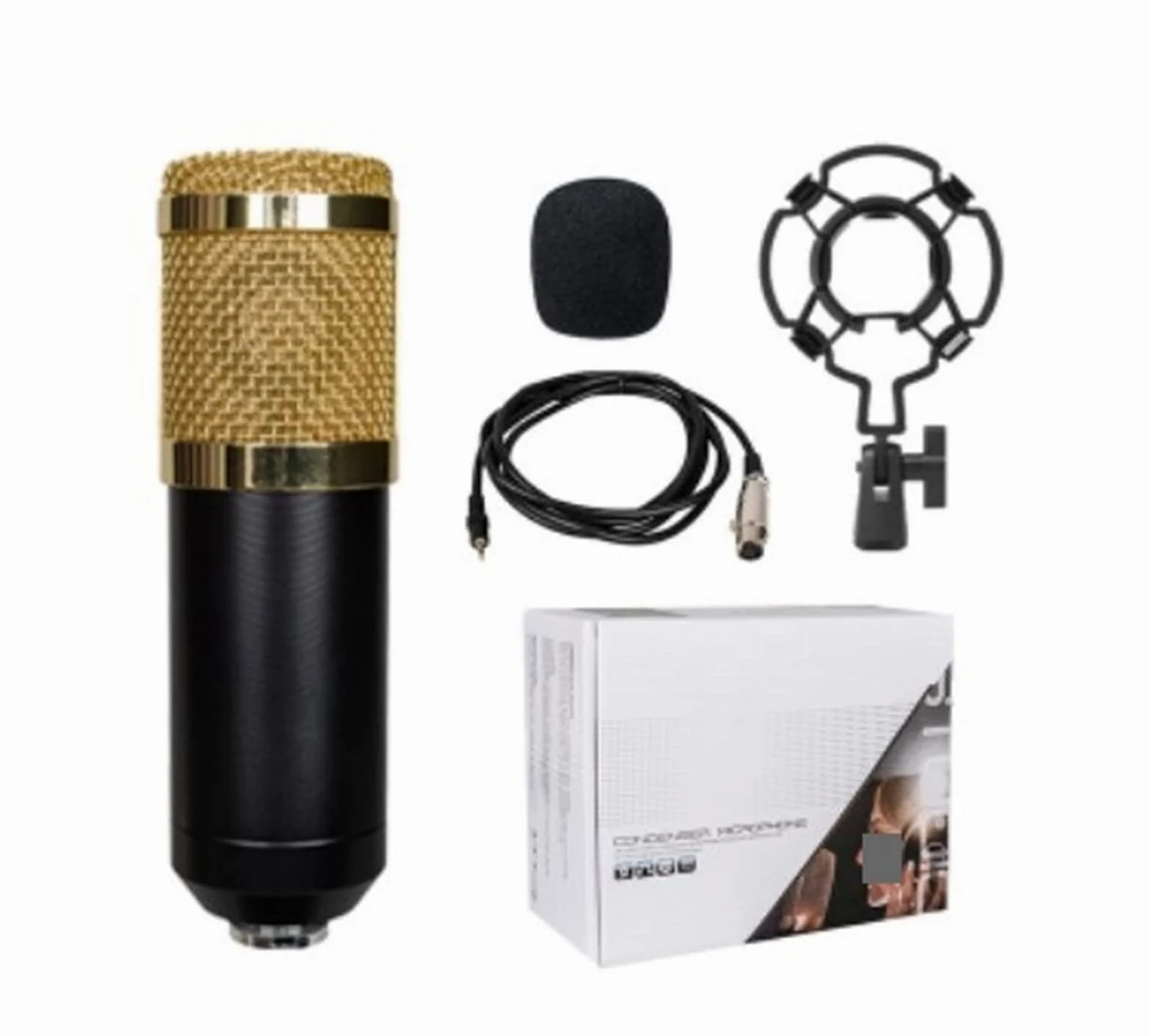 USB 5.0 Karta dźwiękowa audio USB Zewnętrzny zestaw słuchawkowy mikrofon internetowy transmisja transmisja adapter muzyka gier dla muzyki PC Komputer telefoniczny(BM900V8 LARGE)