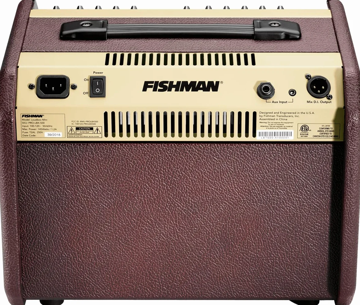 Fishman - Głośnik Mini Bluetooth, brązowy i złoty