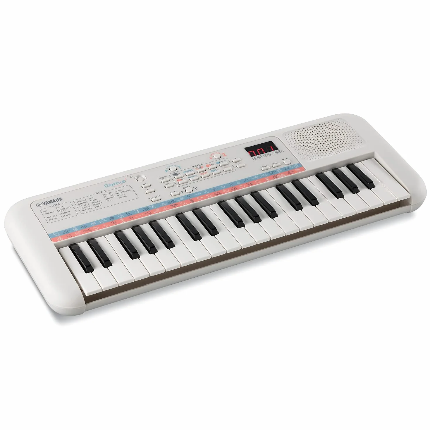 Yamaha Remie Pss-E30 Mini Keyboard, Biały, 37 Klawiszy