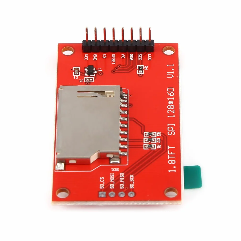 Moduł wyświetlacza LCD 1,8 cala 128x160 SPI TFT ST7735 51 / AVR / STM32 / ARM 8/16 bit