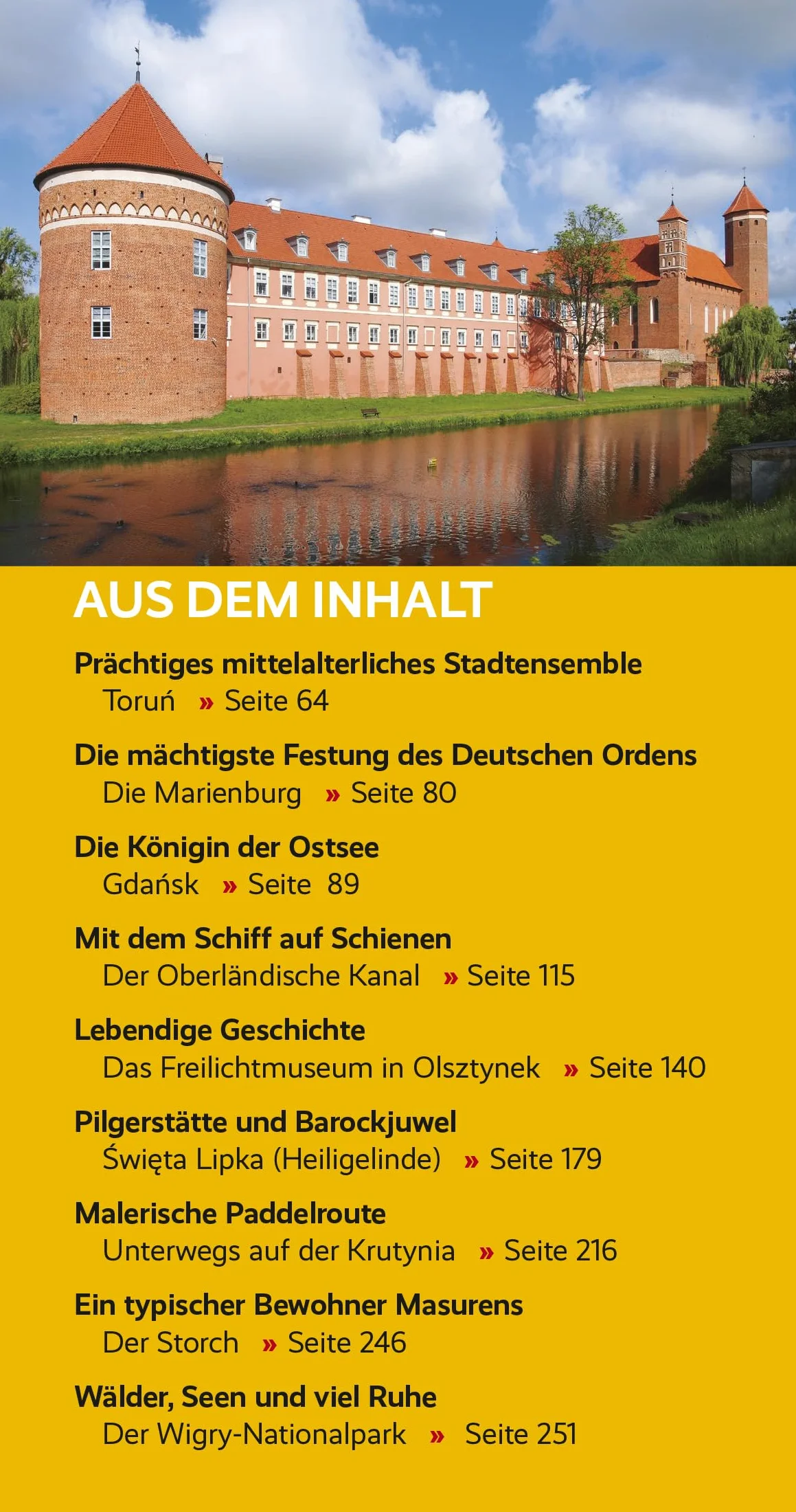 TRESCHER Reiseführer Masuren: Mit Marienburg, Danzig und Thorn