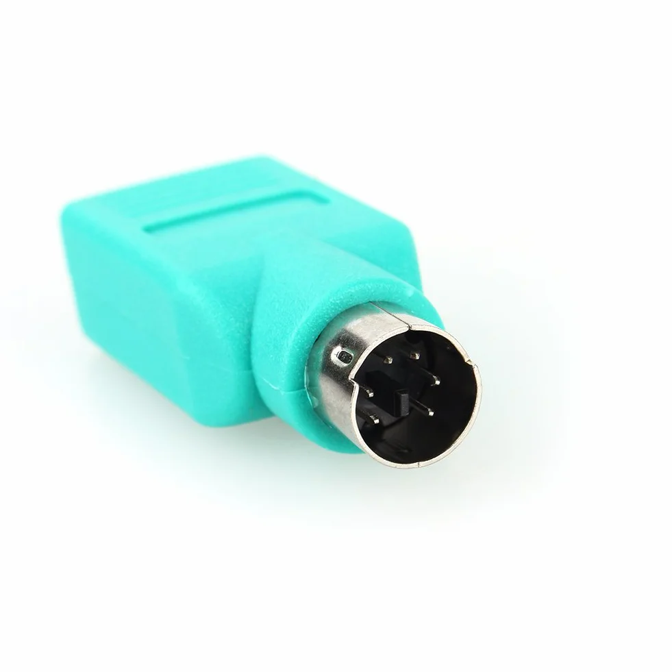 VGEBY Adapter USB żeński na PS2 męski wymienny konwerter USB dla klawiatury i myszy