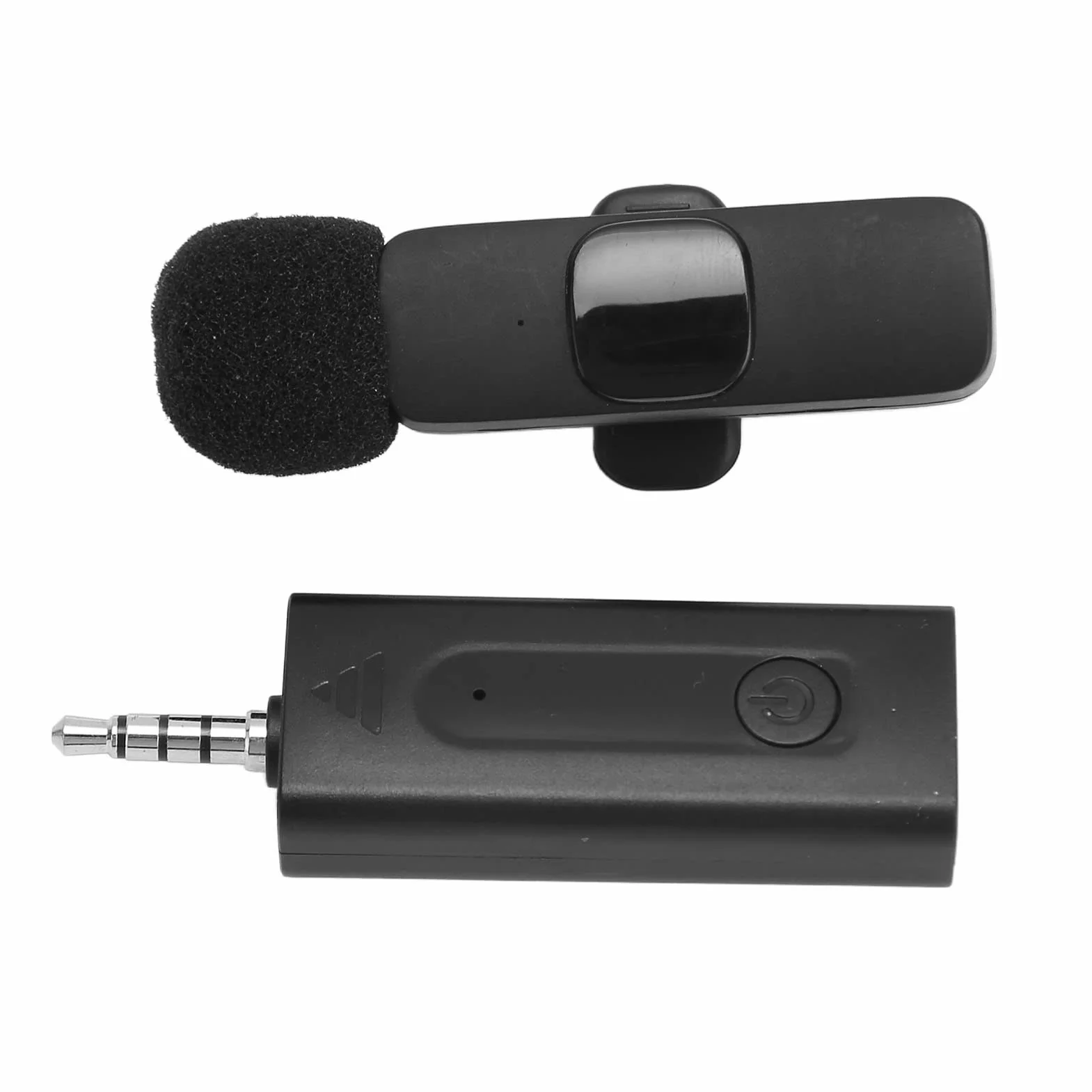 Bezprzewodowy Mikrofon Krawatowy 3,5 Mm, Inteligentne Automatyczne Parowanie z redukcją Szumów, Mikrofon Przypinany do Nagrywania na żywo, Podcast Wideo z Wywiadem