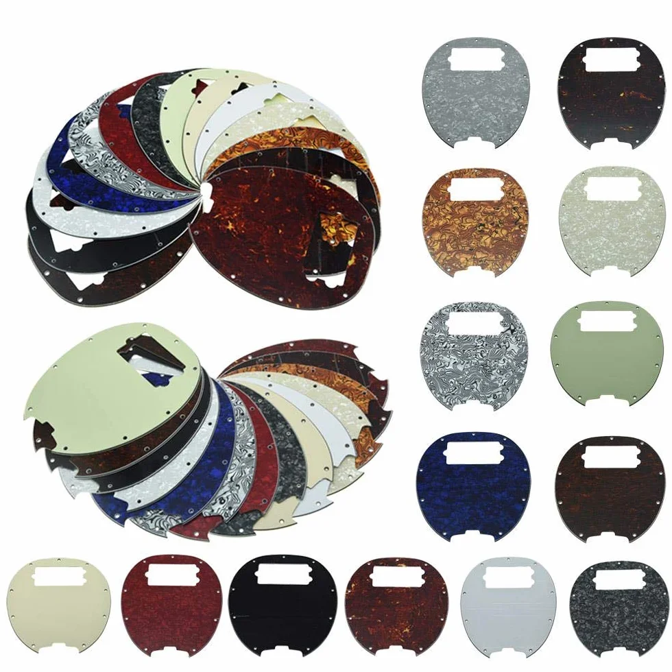 KAISH Bas Pickguard pasuje do Musicman Classic 4-strunowe modele basów StingRay Vintage żółw