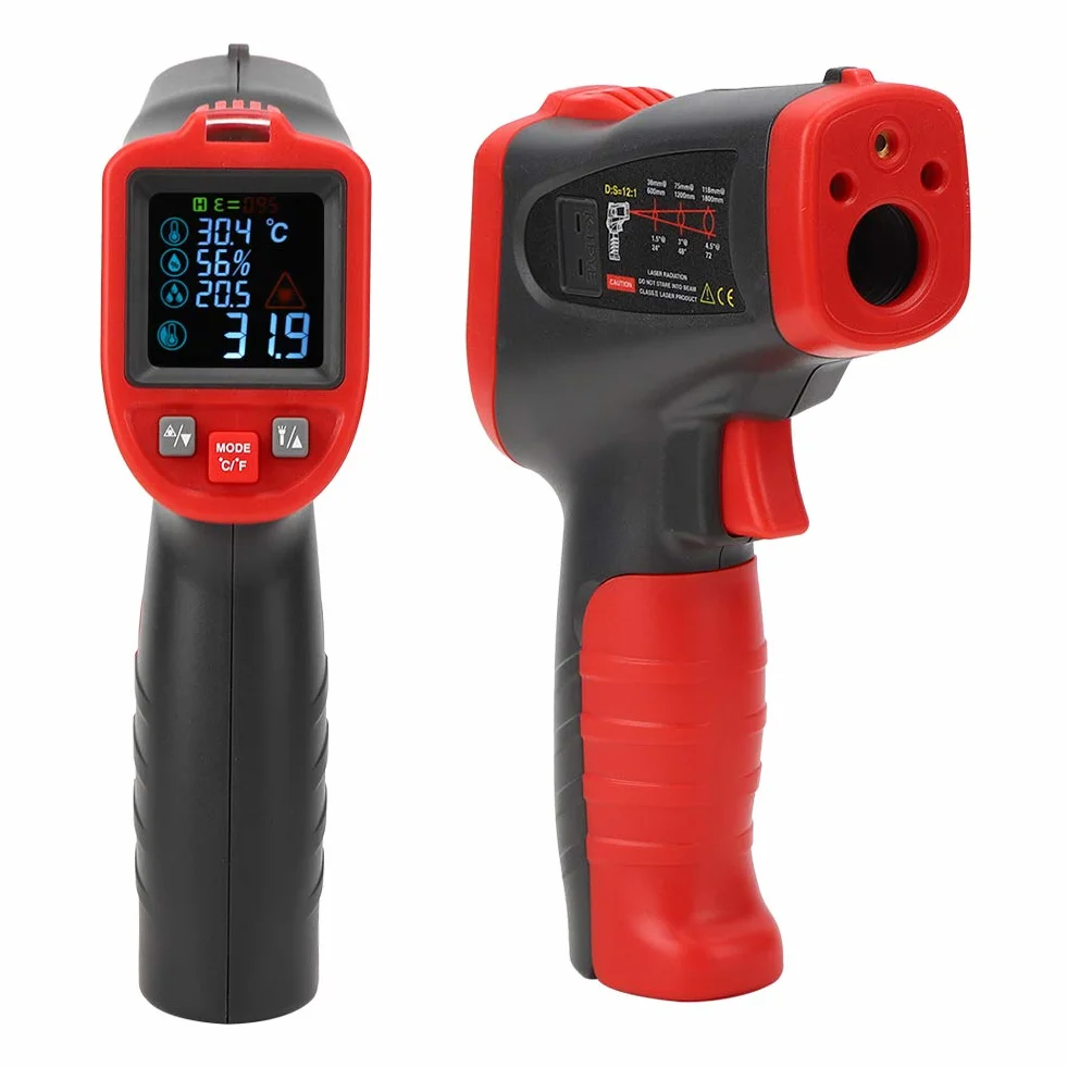 WT323C -50℃ -650 ℃ termometr przemysłowy, termometr na podczerwień, ręczny tester temperatury, dokładność pomiaru 0,1 (nie nadaje się do pomiaru temperatury ciała)